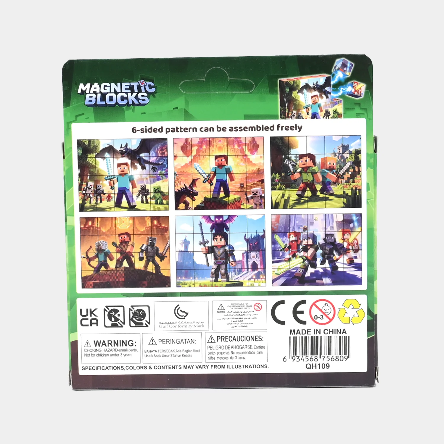 Pixel Adventure Magnetic Blocks Puzzle Set – 20PCS - Image 5