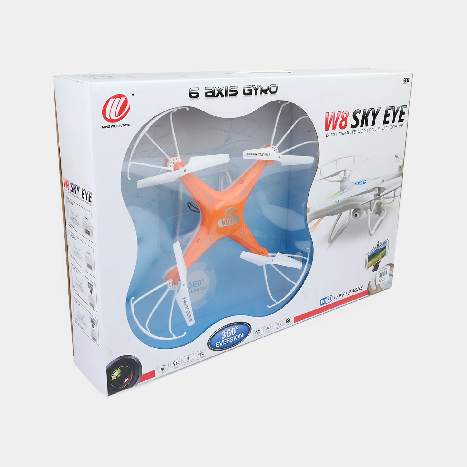 6 CH Remote Control Quad Copter (Drone) - Image 3