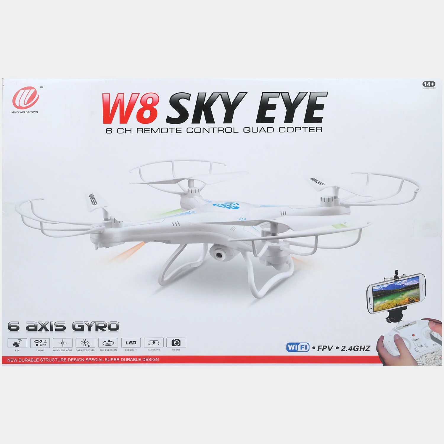 6 CH Remote Control Quad Copter (Drone) - Image 9
