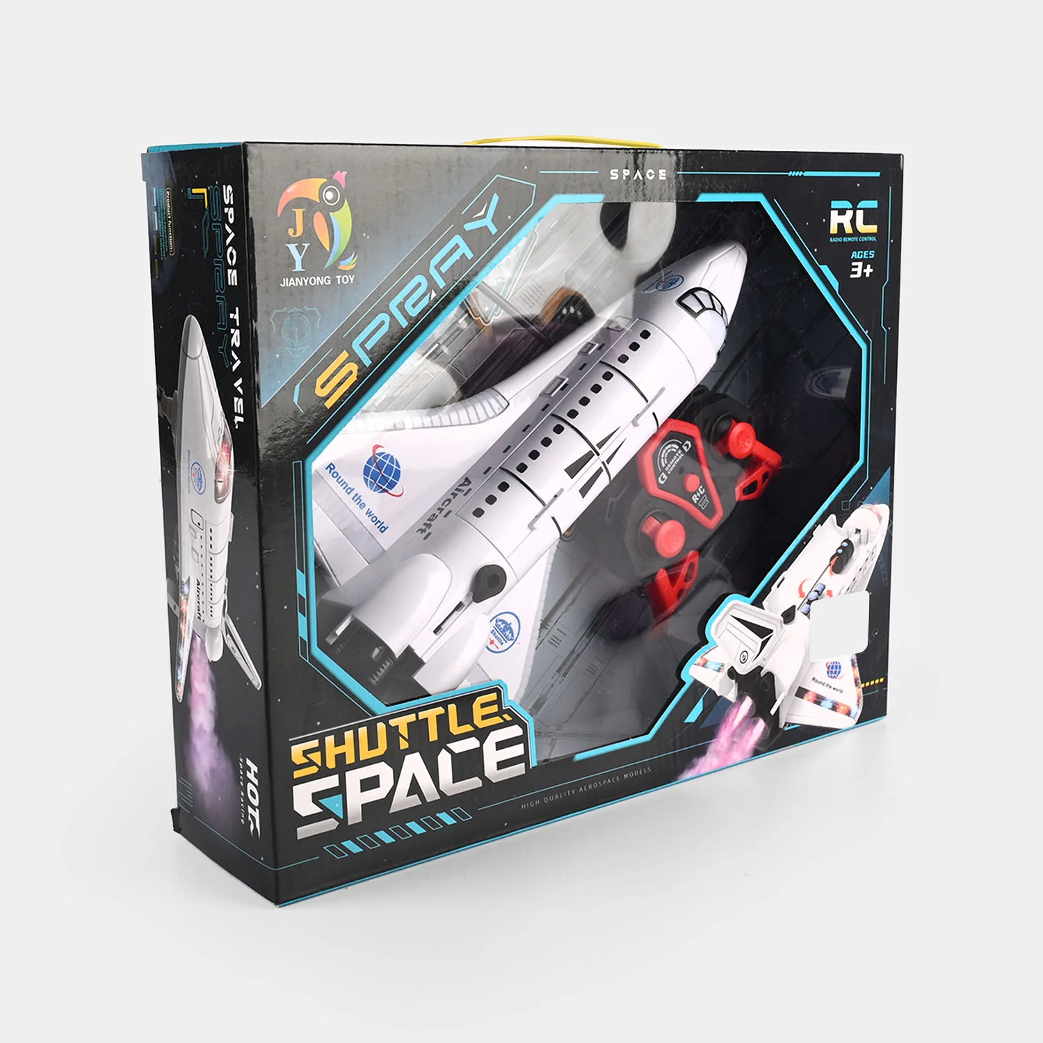 Shuttle Space Spray Remote Control Plane with Lights - Image 3
