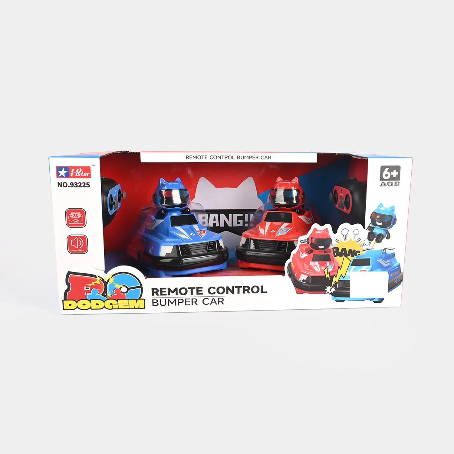 RC Dodgem Remote Control Bumper Cars for Kids - Image 2