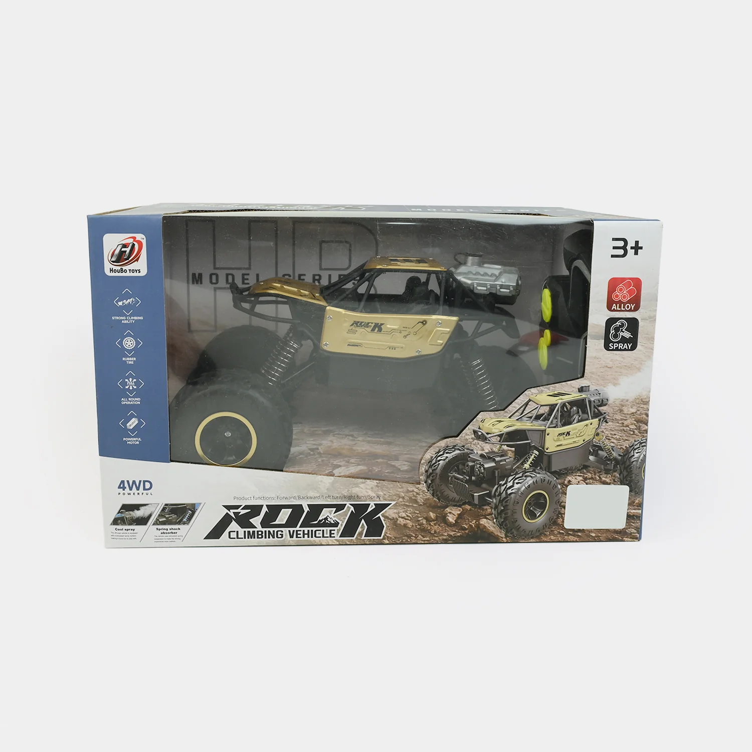 Remote Control Toy Rock Crawler With Smoke - Image 8