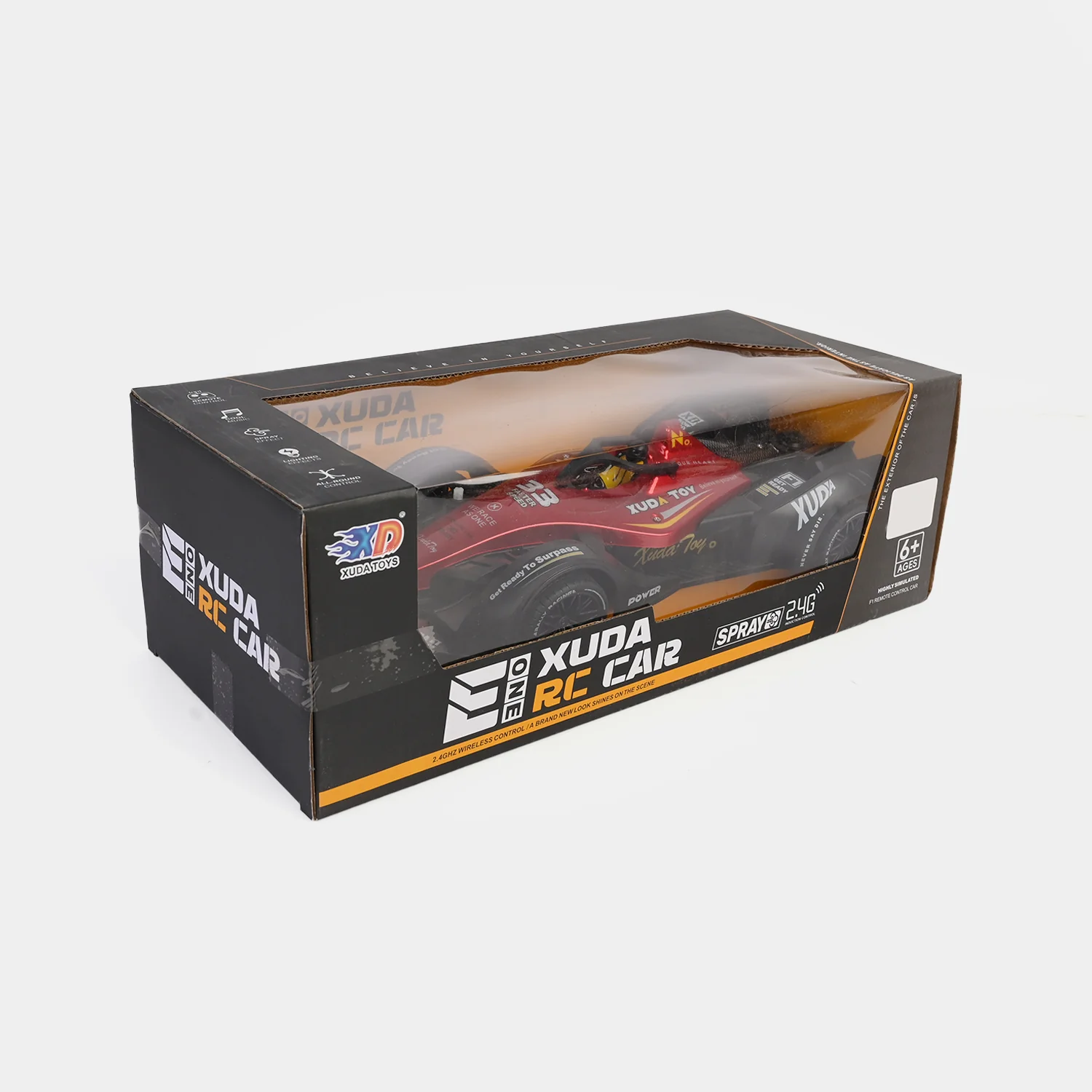 Remote Control Racing Car with Lights & Spray - Image 3
