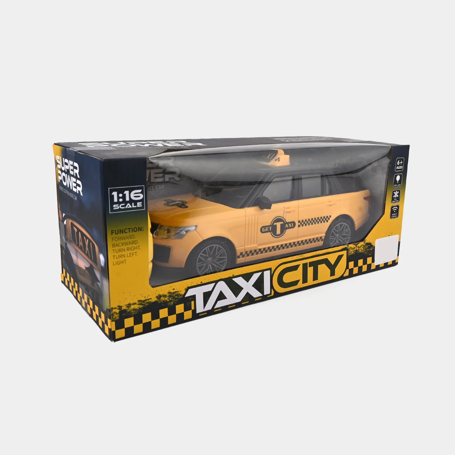 1:16 Scale Remote Control City Taxi - Image 4