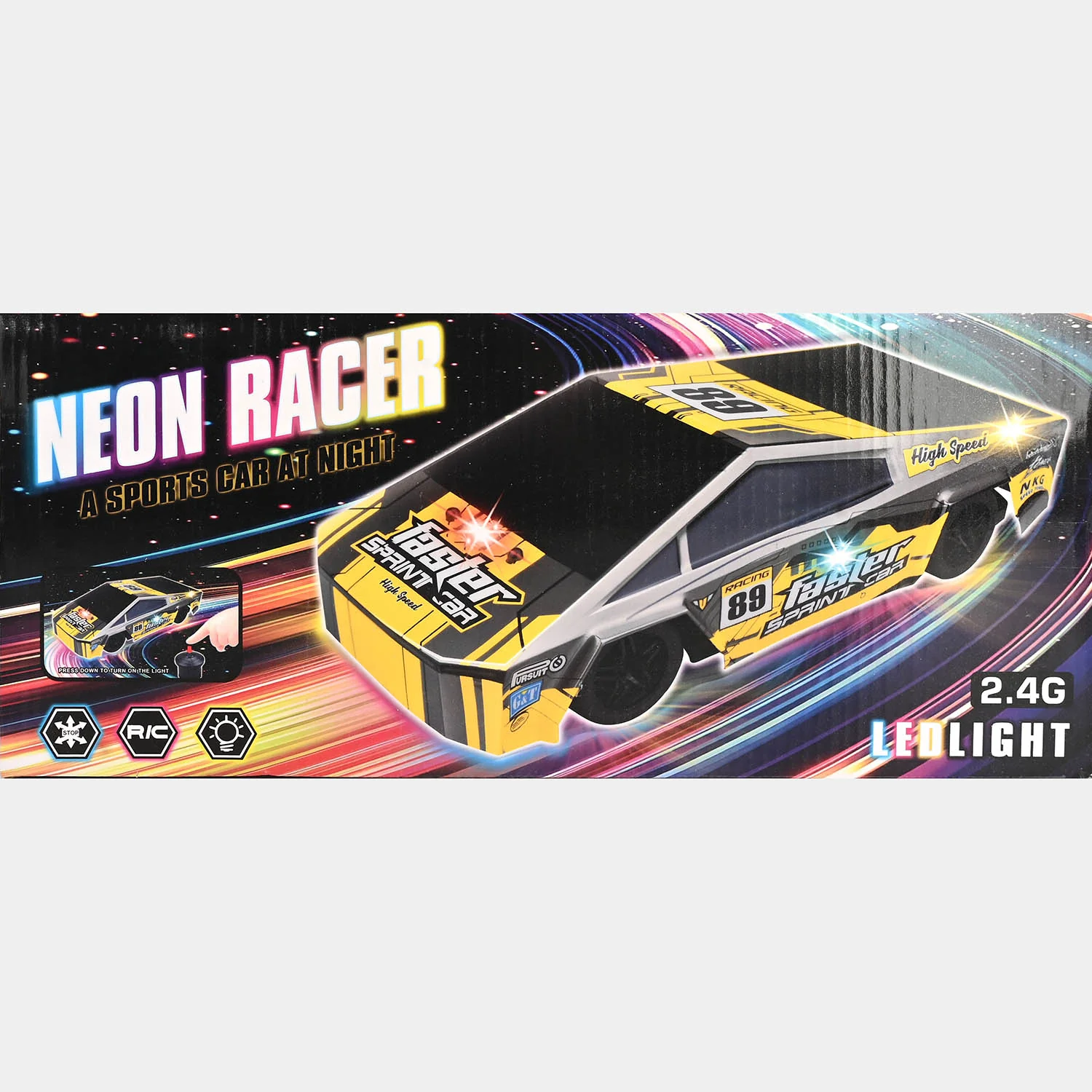 Neon Racer Remote Control Sports Car - Image 8