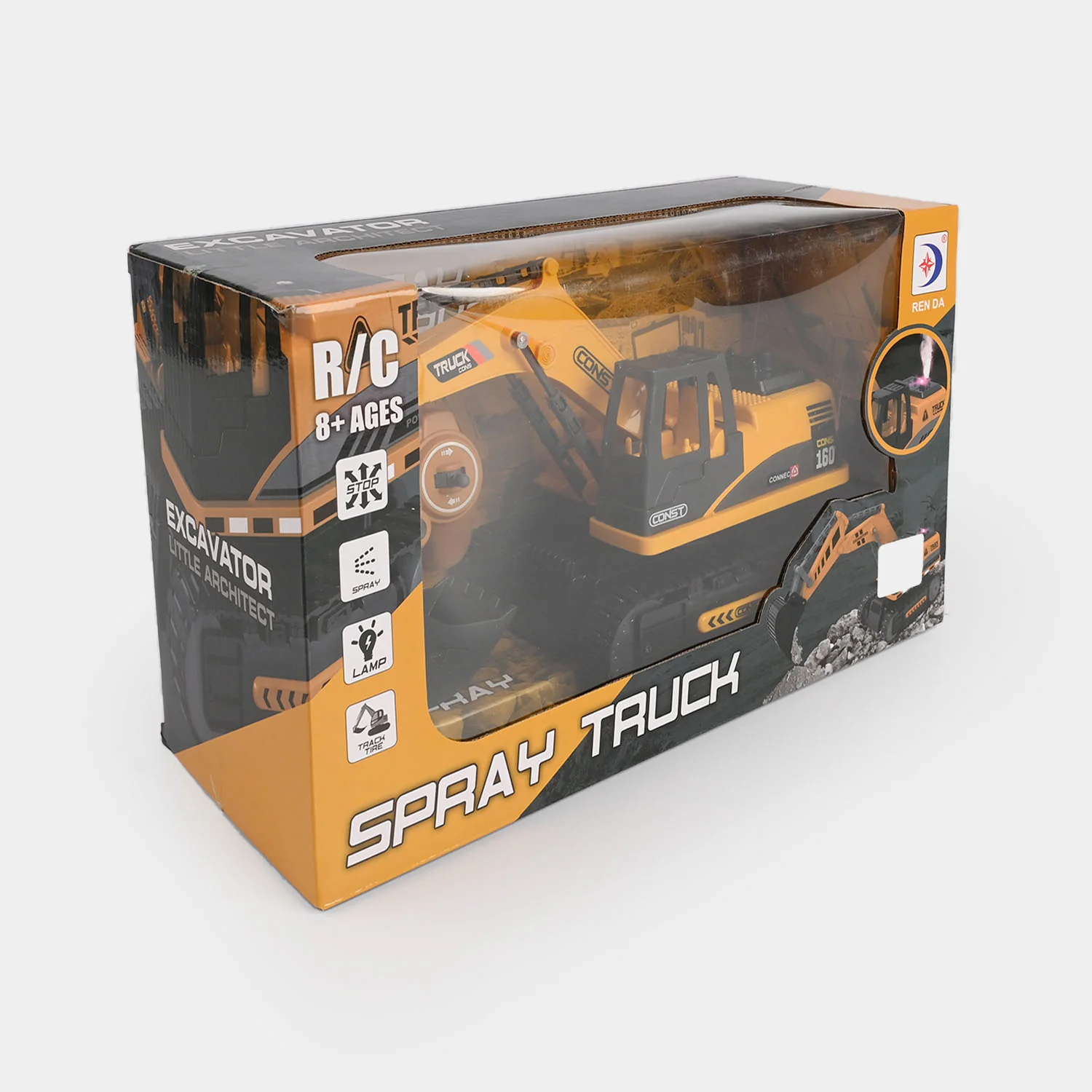 Remote Control Engineering Vehicle with Light & Spray - Image 3