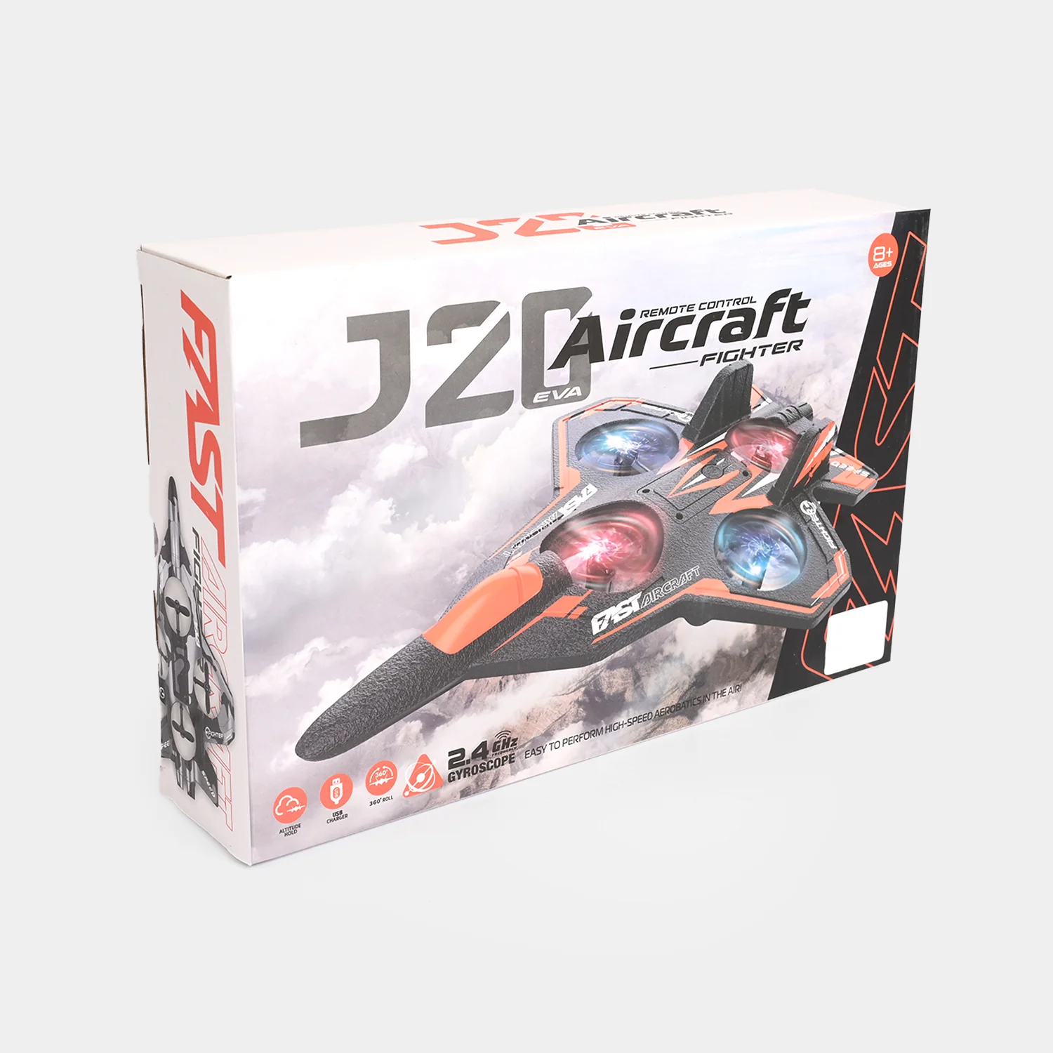 J20 Remote Control Aircraft Fighter – 2.4GHz Gyroscope Stabilized RC Plane - Image 3