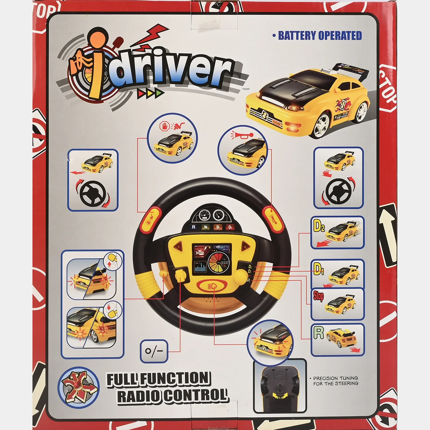 Remote Control Full Function Steering Wheel Car - Image 6