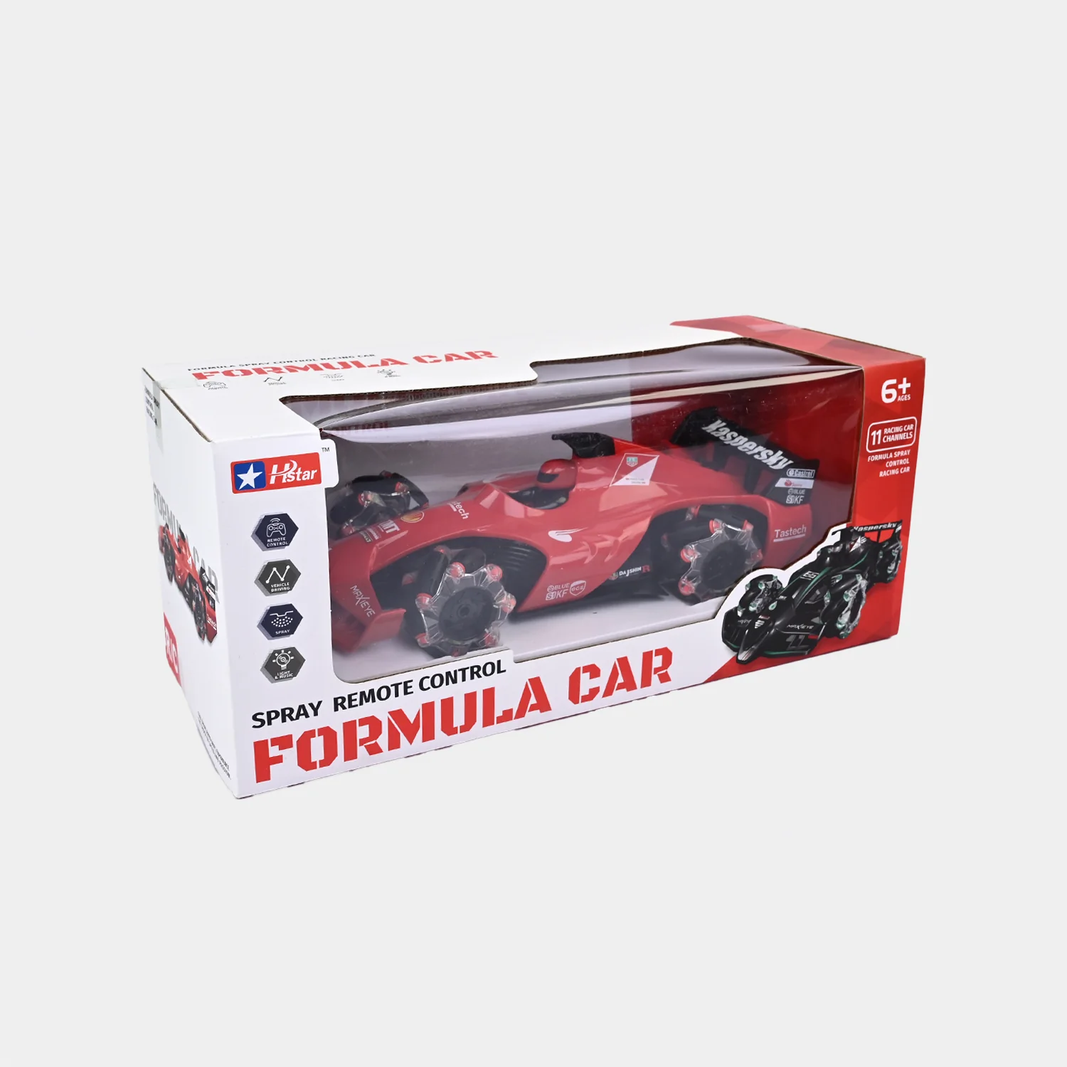 Spray Remote Control Formula Car for Kids - Image 3