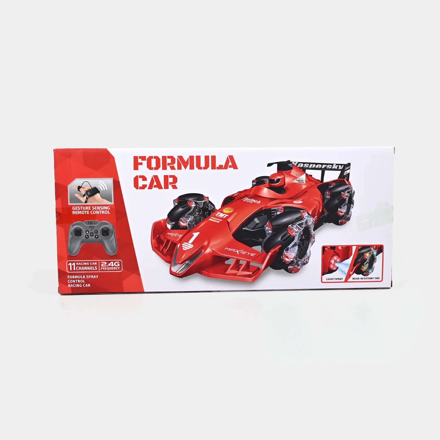 Spray Remote Control Formula Car for Kids - Image 9