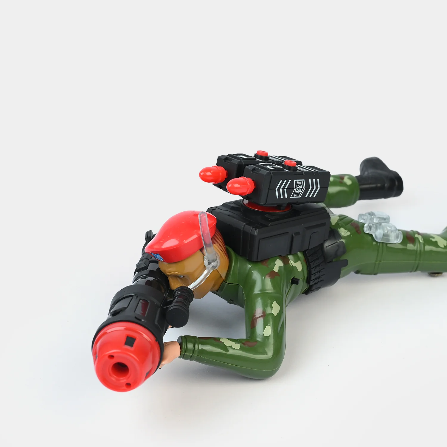 Remote Control Spray Crawling Soldier for Kids - Image 2