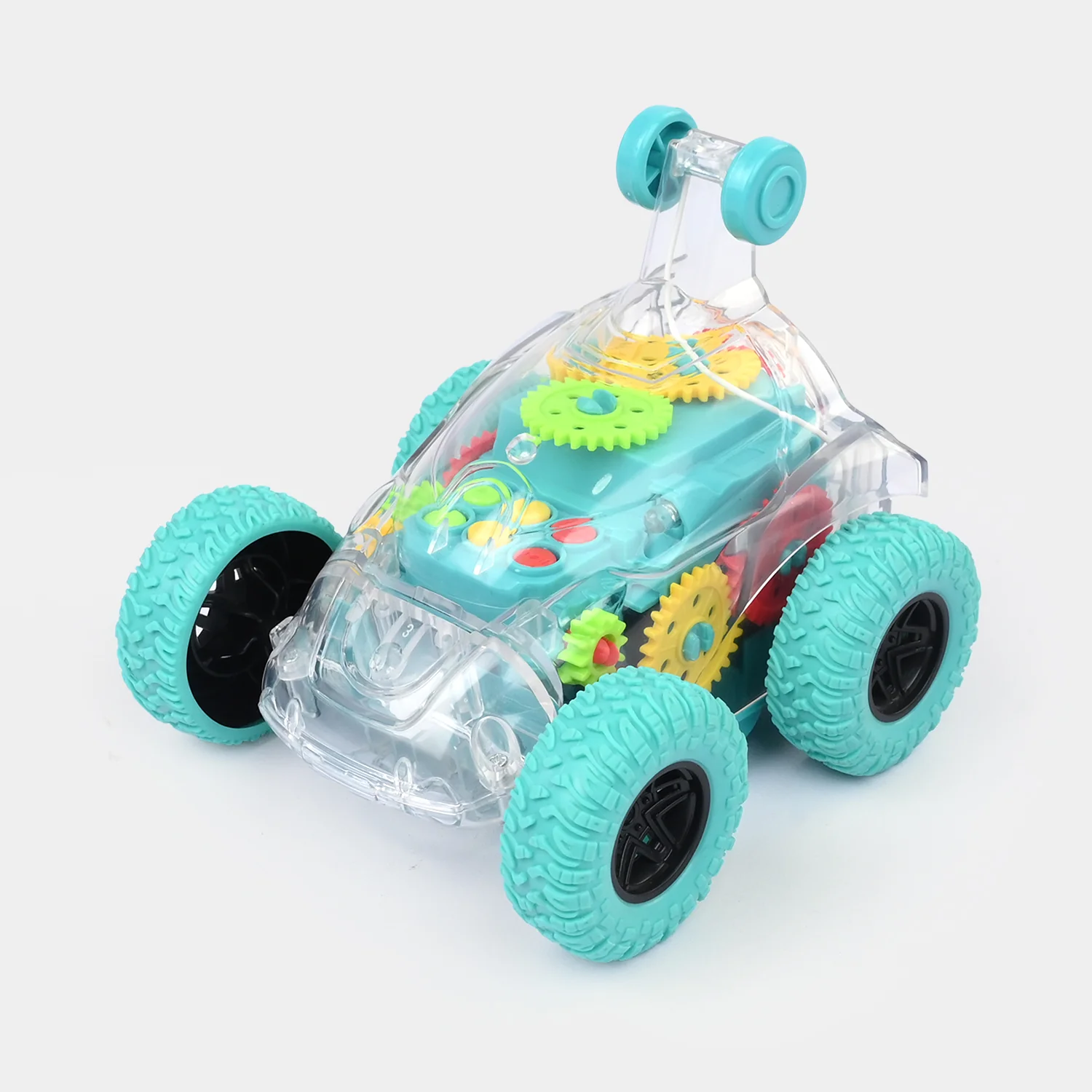 Remote Control Transparent Gear Flip 360 Stunt Vehicle - Image 3