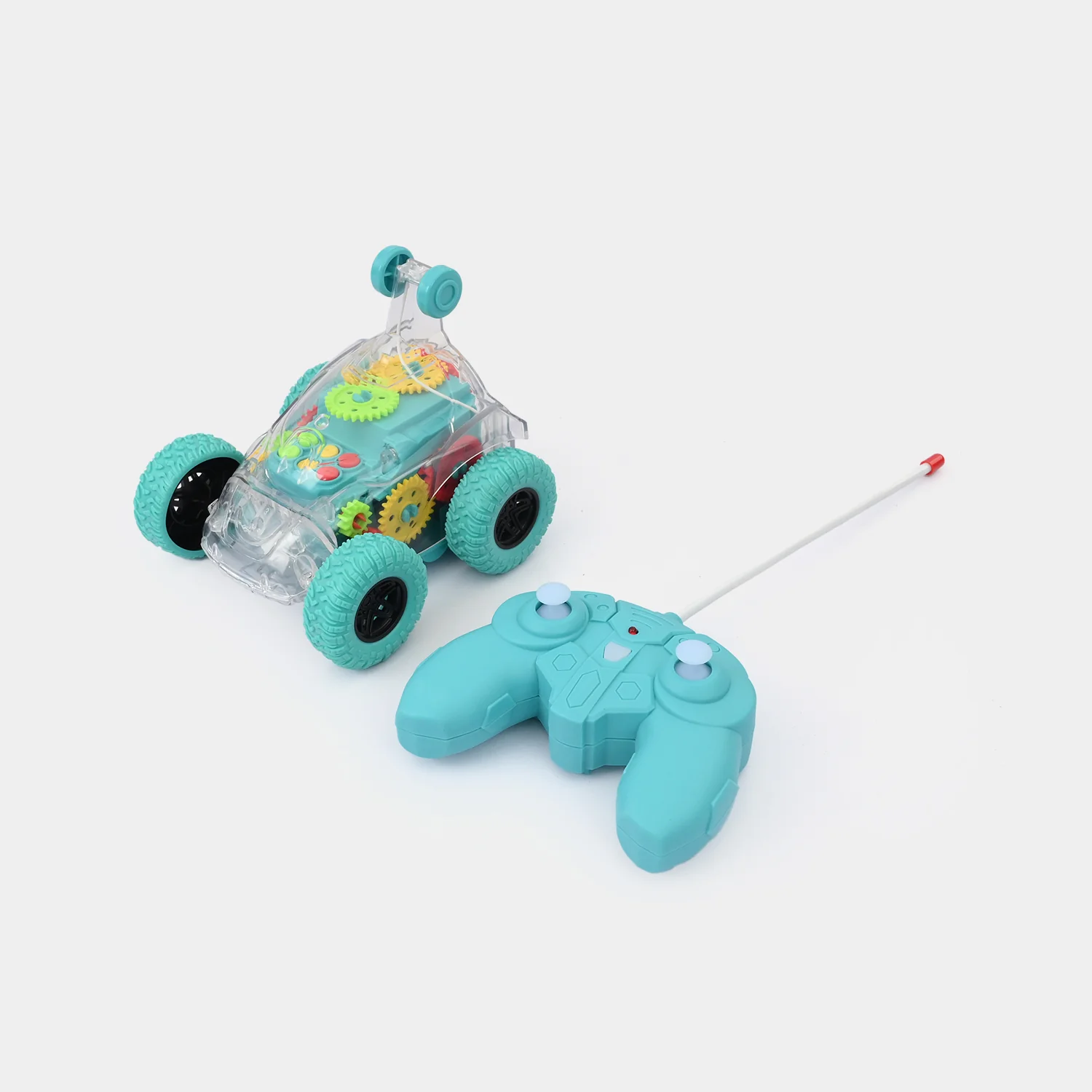 Remote Control Transparent Gear Flip 360 Stunt Vehicle - Image 5