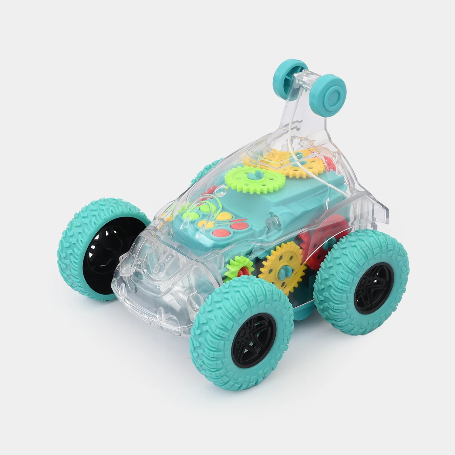Remote Control Transparent Gear Flip 360 Stunt Vehicle - Image 7