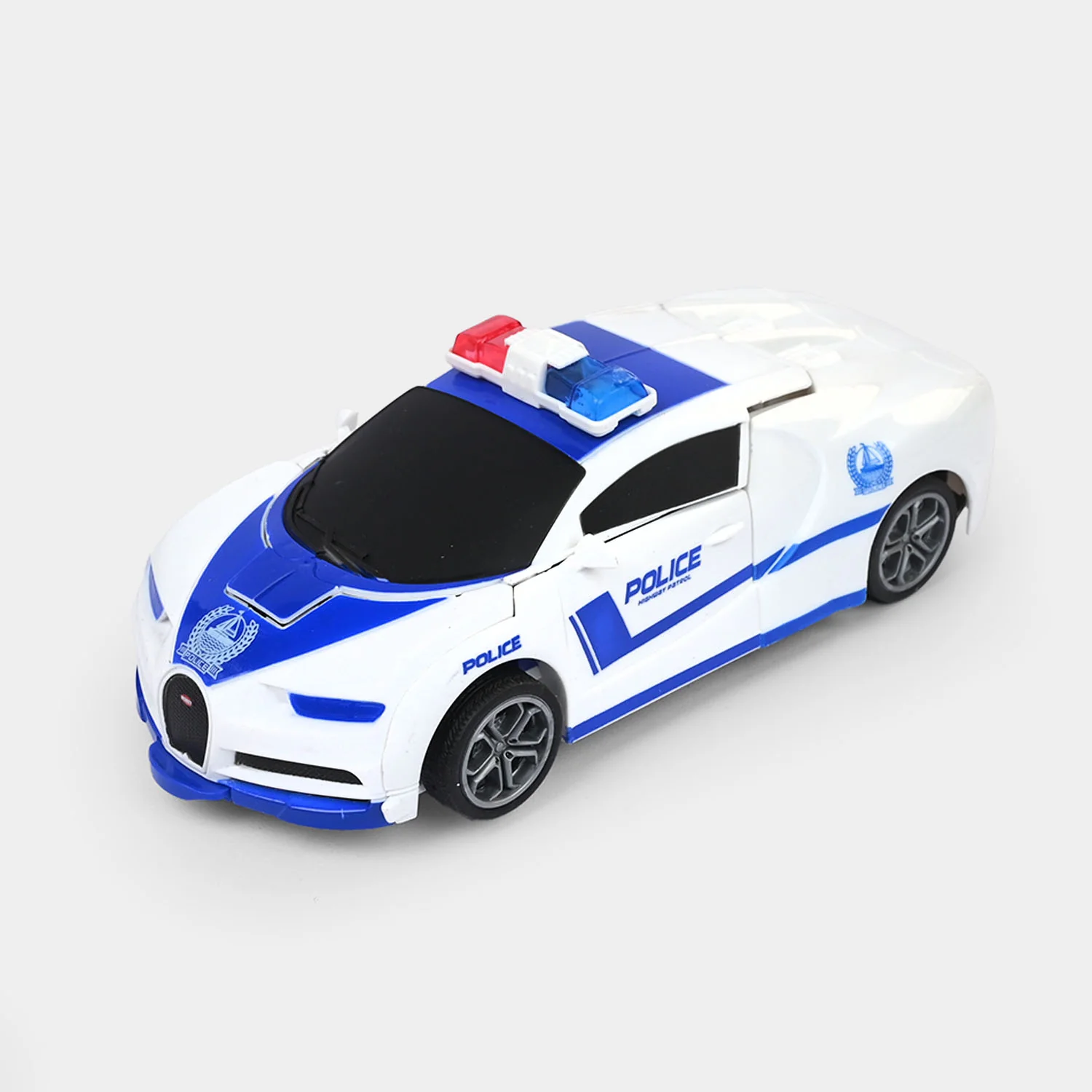 Remote Control Deformation Police Robot Car - Image 10