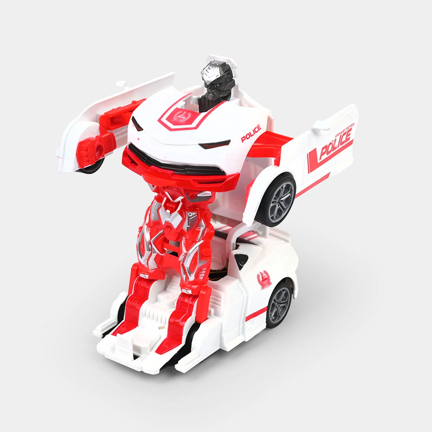 Remote Control Deformation Police Robot Car - Image 3