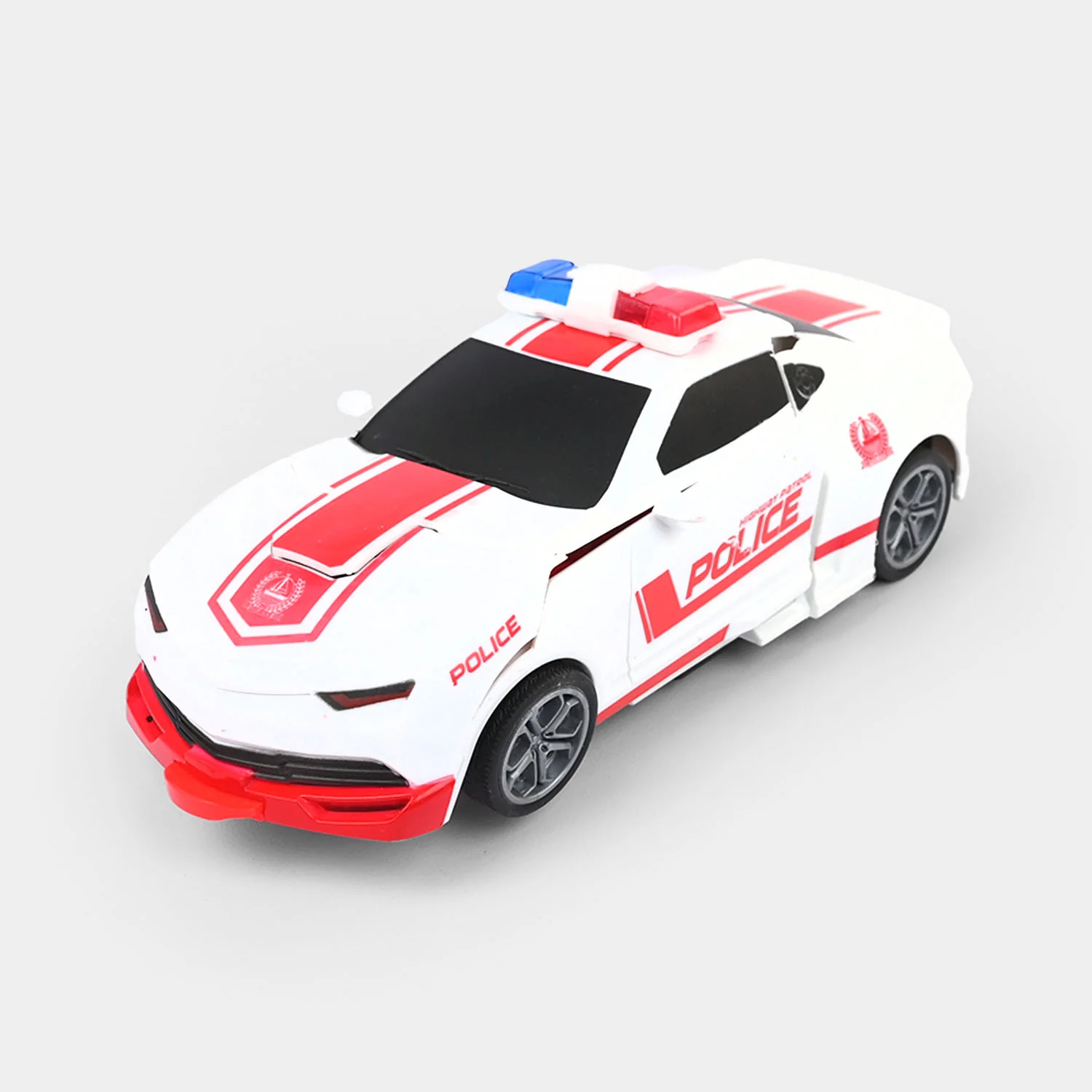 Remote Control Deformation Police Robot Car - Image 5