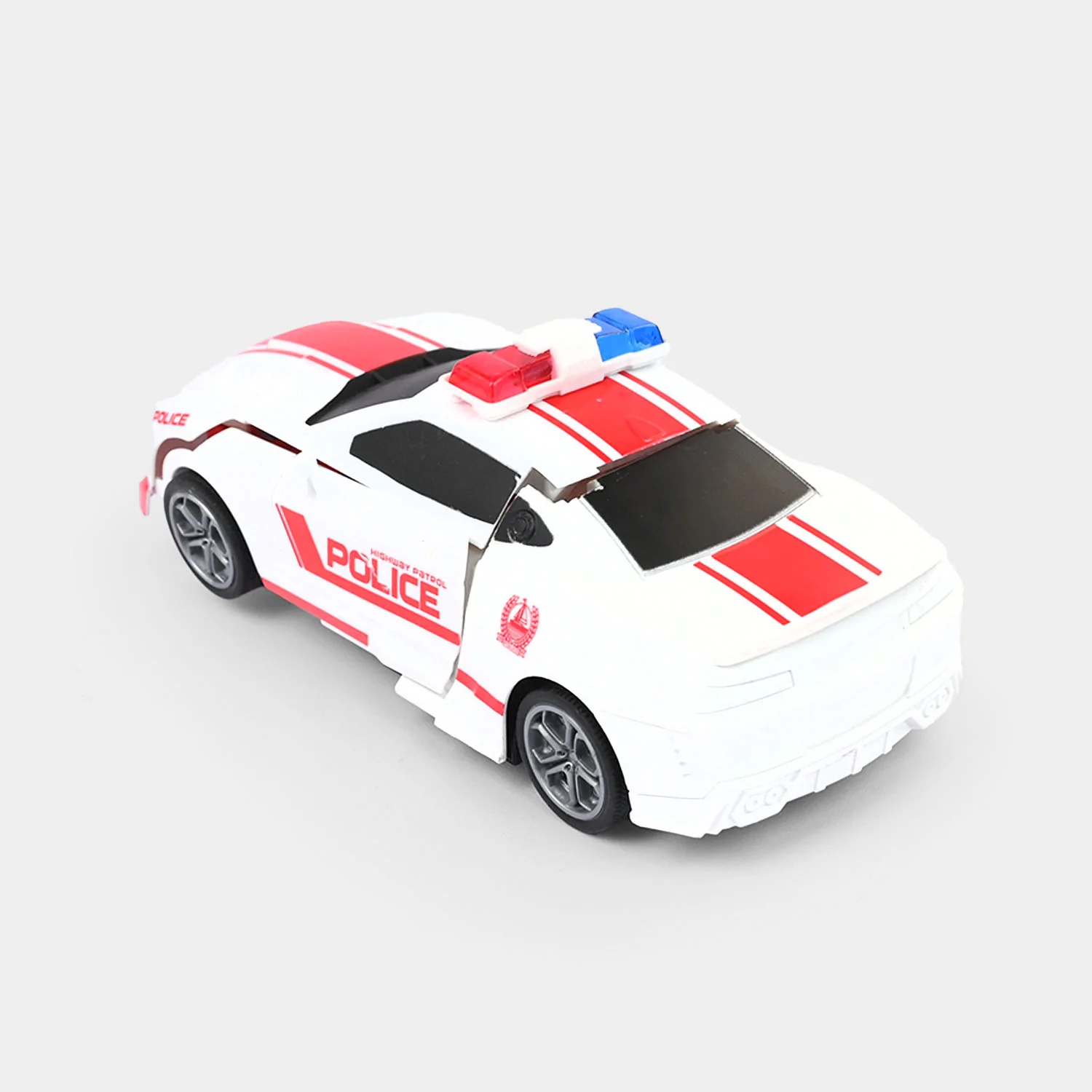 Remote Control Deformation Police Robot Car - Image 8