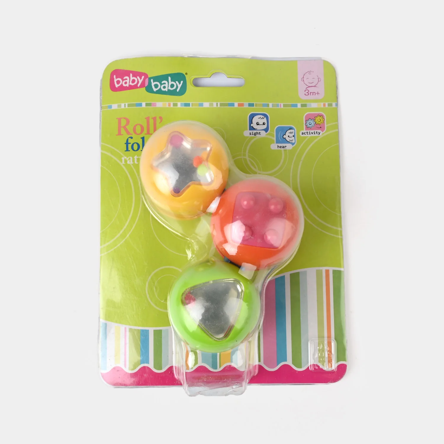 COLORFUL BABY RATTLE TOY 073712