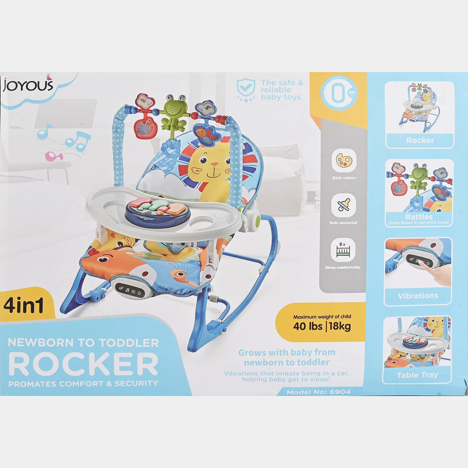 Infant Baby Rocker (Joyous) -N-6904 - Image 8