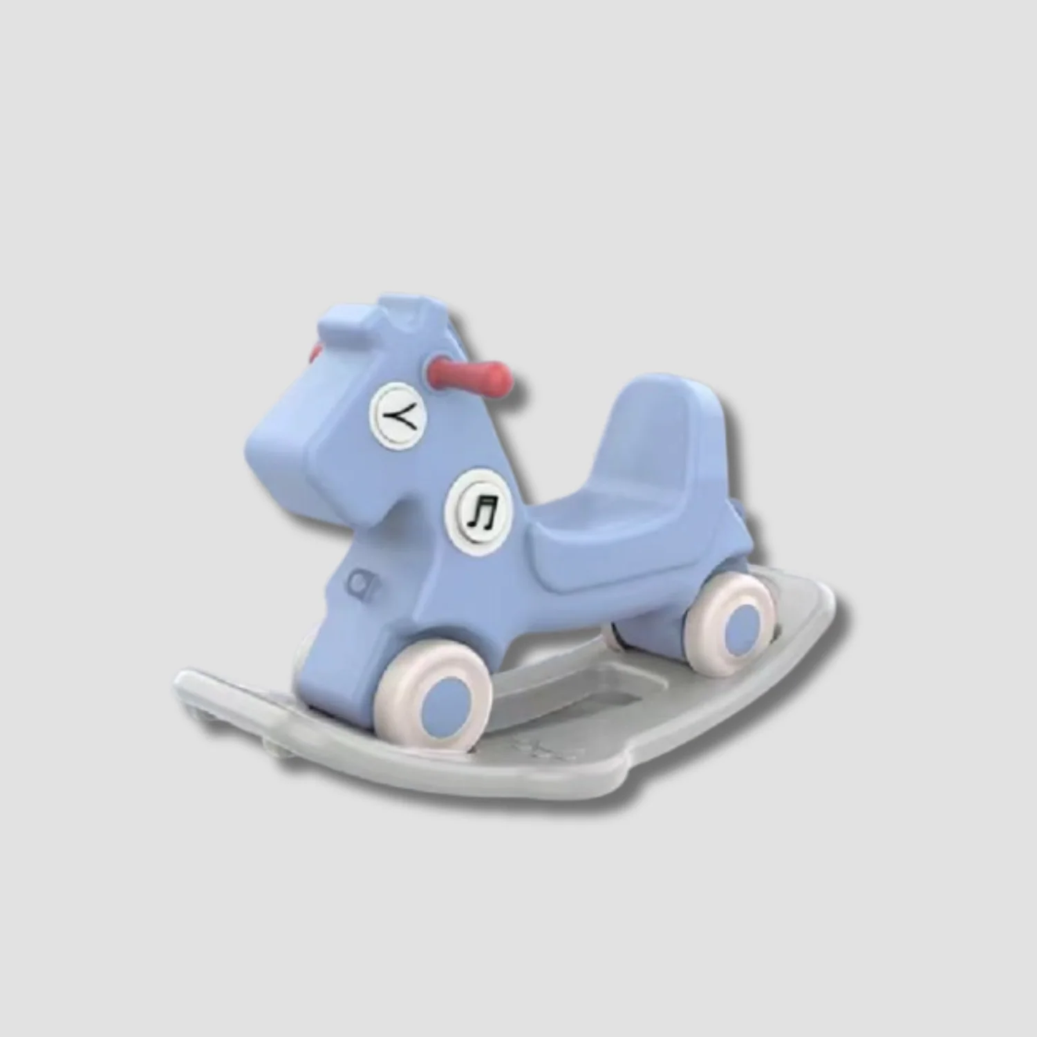 Multifunctional 3 in 1 Baby Rocking Horse Glow Musical Walker | 668 Blue
