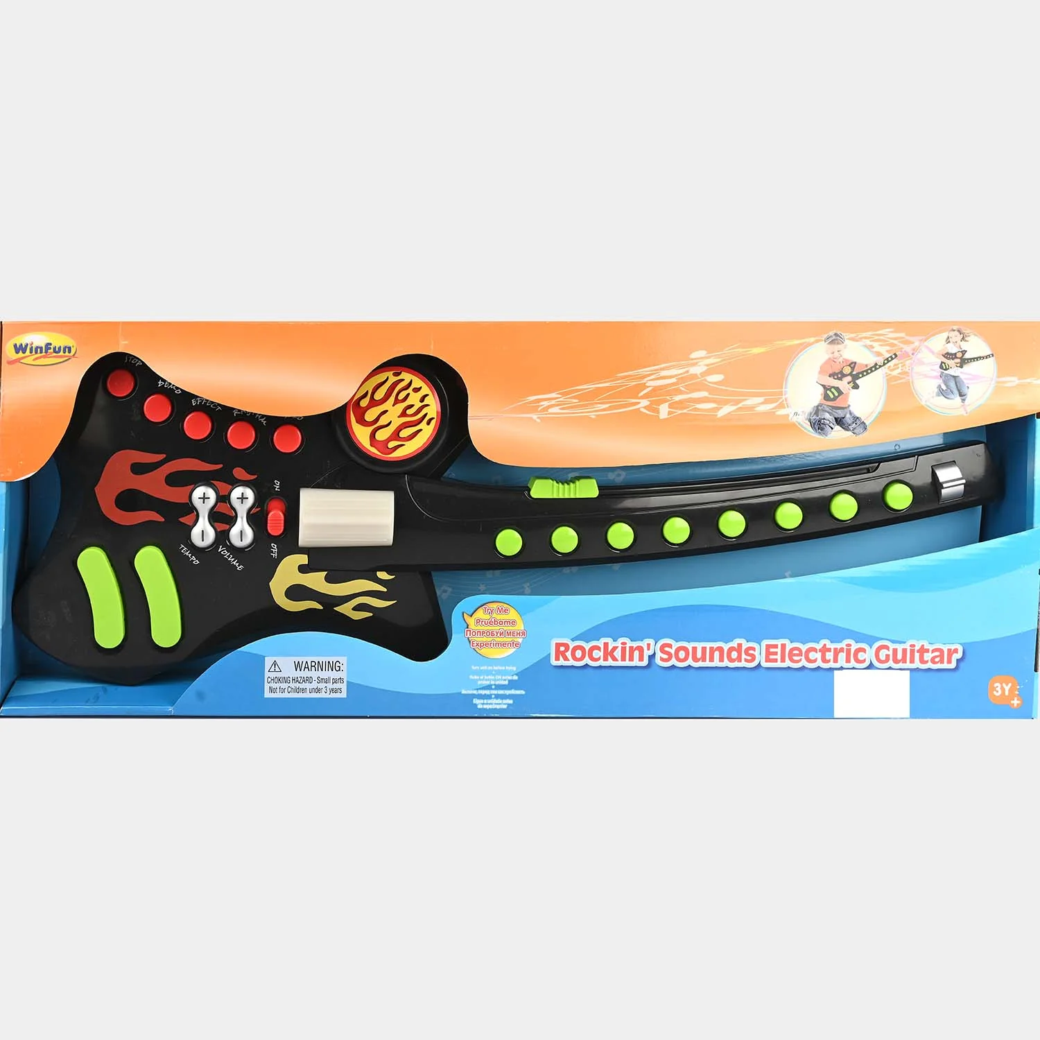 Rocking Sound Musical Guitar For Kids - (2058) - Image 3