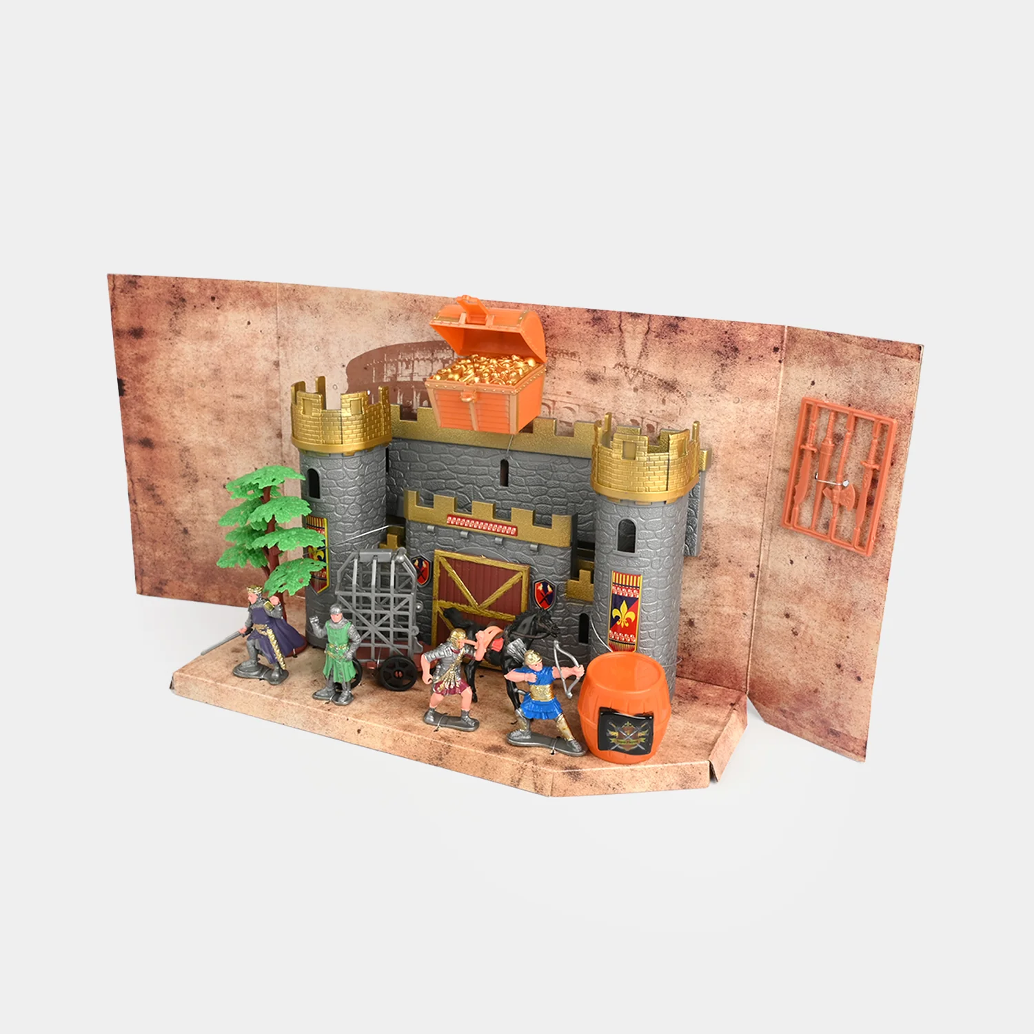 Classic Roman Kings and Soldiers Castle Play Set - Image 6