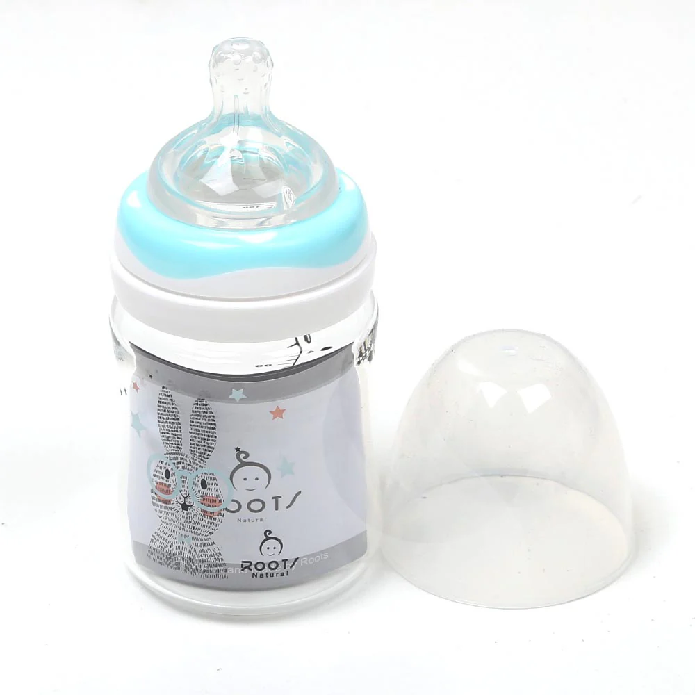 Roots Anti-Colic Glass Feeder Bottle - 150ml (J1004)