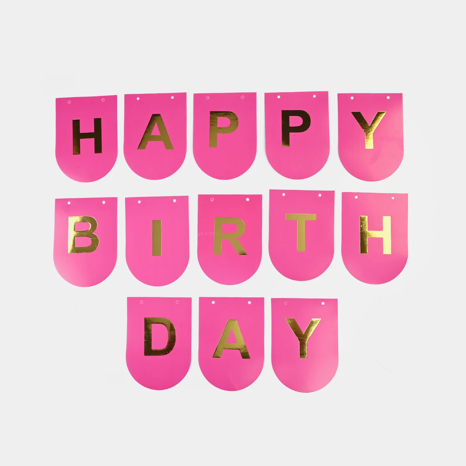 Happy Birthday Bunting Paper Banner