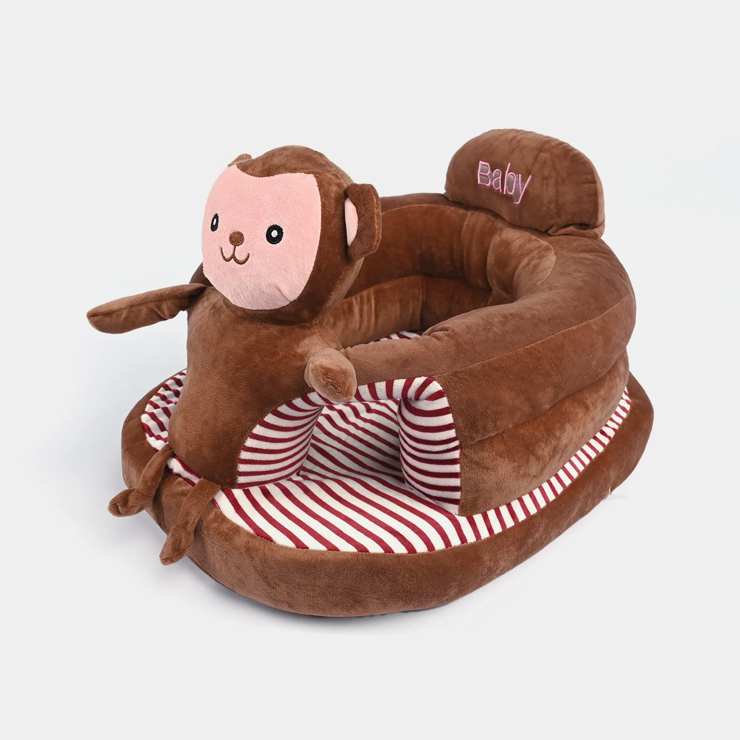 Cartoon Baby Floor Seat/Support Sofa Seat - 6M+ | 1475-Brown - Image 2