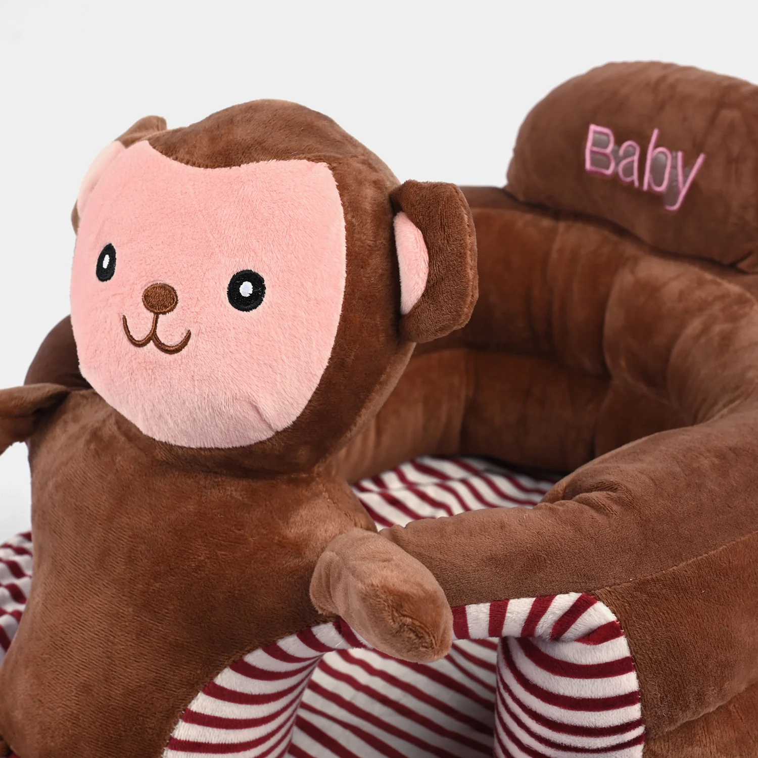 Cartoon Baby Floor Seat/Support Sofa Seat - 6M+ | 1475-Brown - Image 3