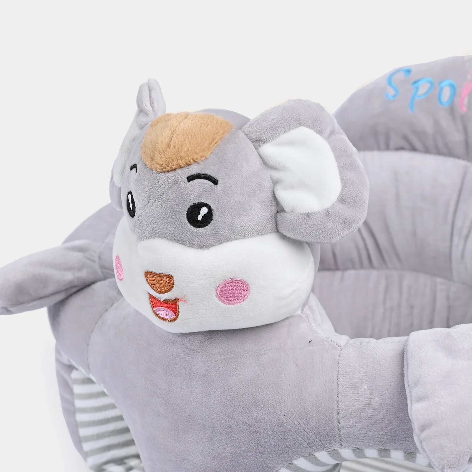Baby Round Floor Seat/Support Sofa Seat 6M+ |  955-Gray - Image 3