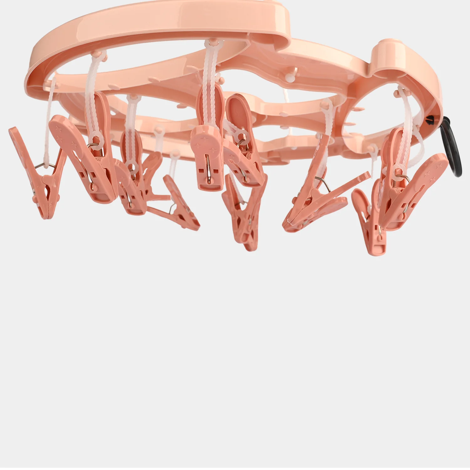 Round Cloth Hanger (15 Clips) - Image 2