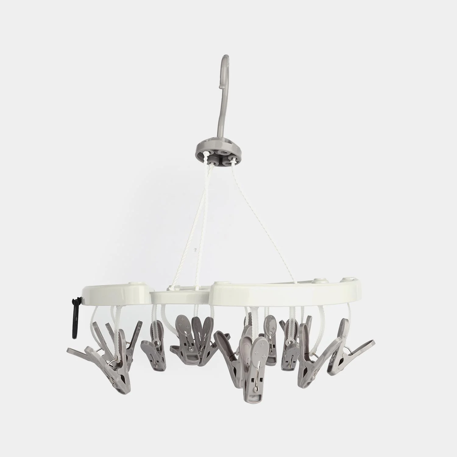 Round Cloth Hanger (15 Clips)
