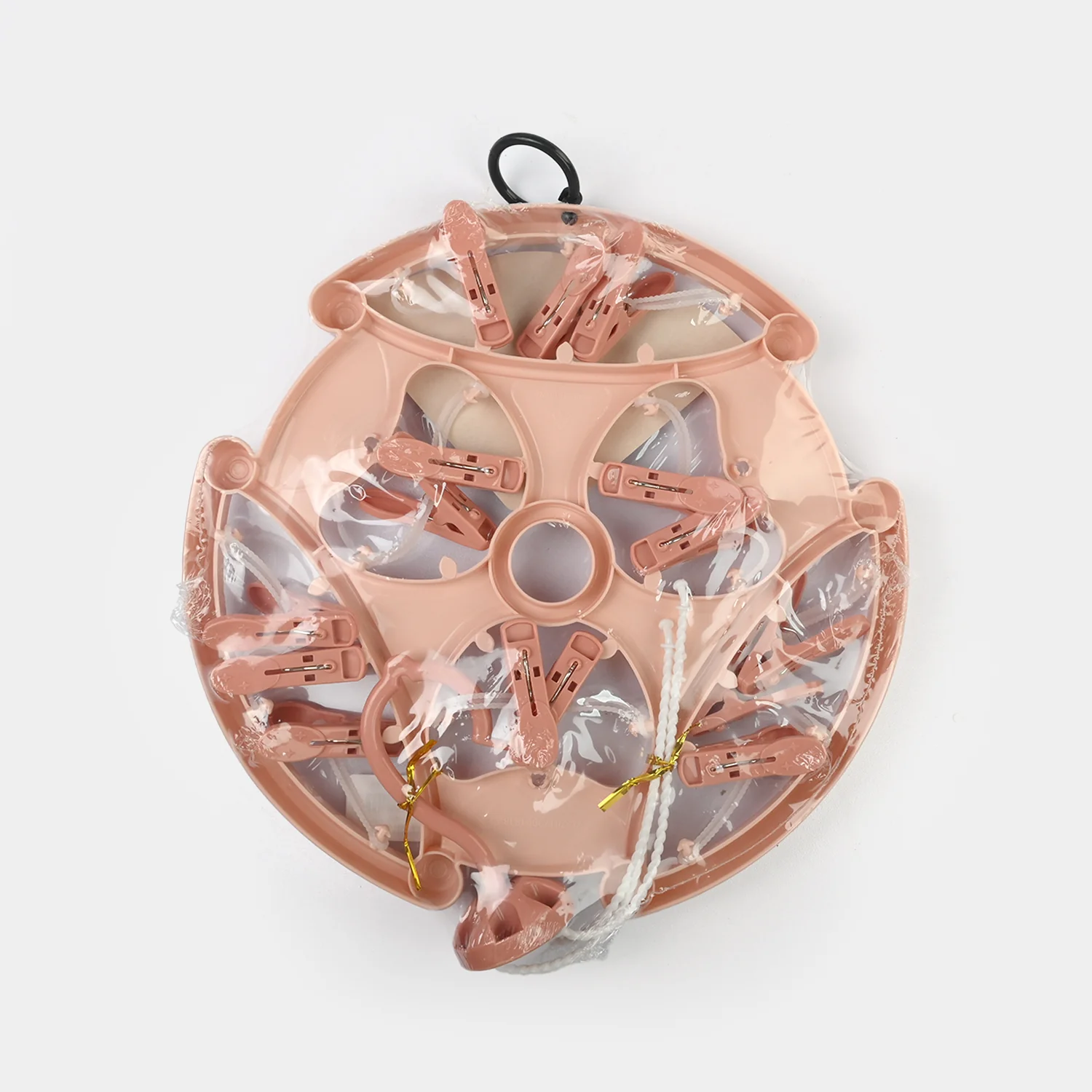 Round Cloth Hanger (15 Clips) - Image 2