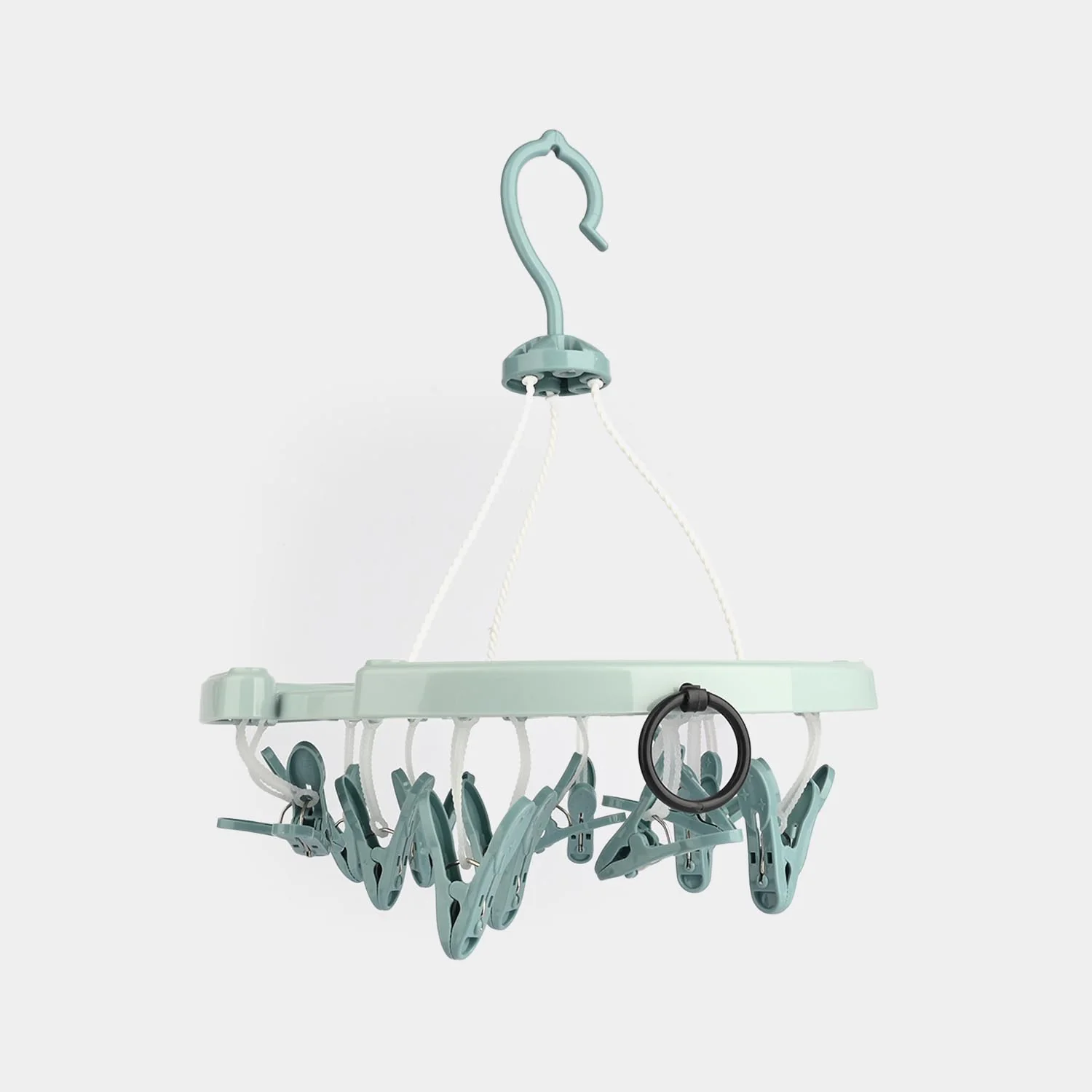 Round Cloth Hanger (15 Clips)