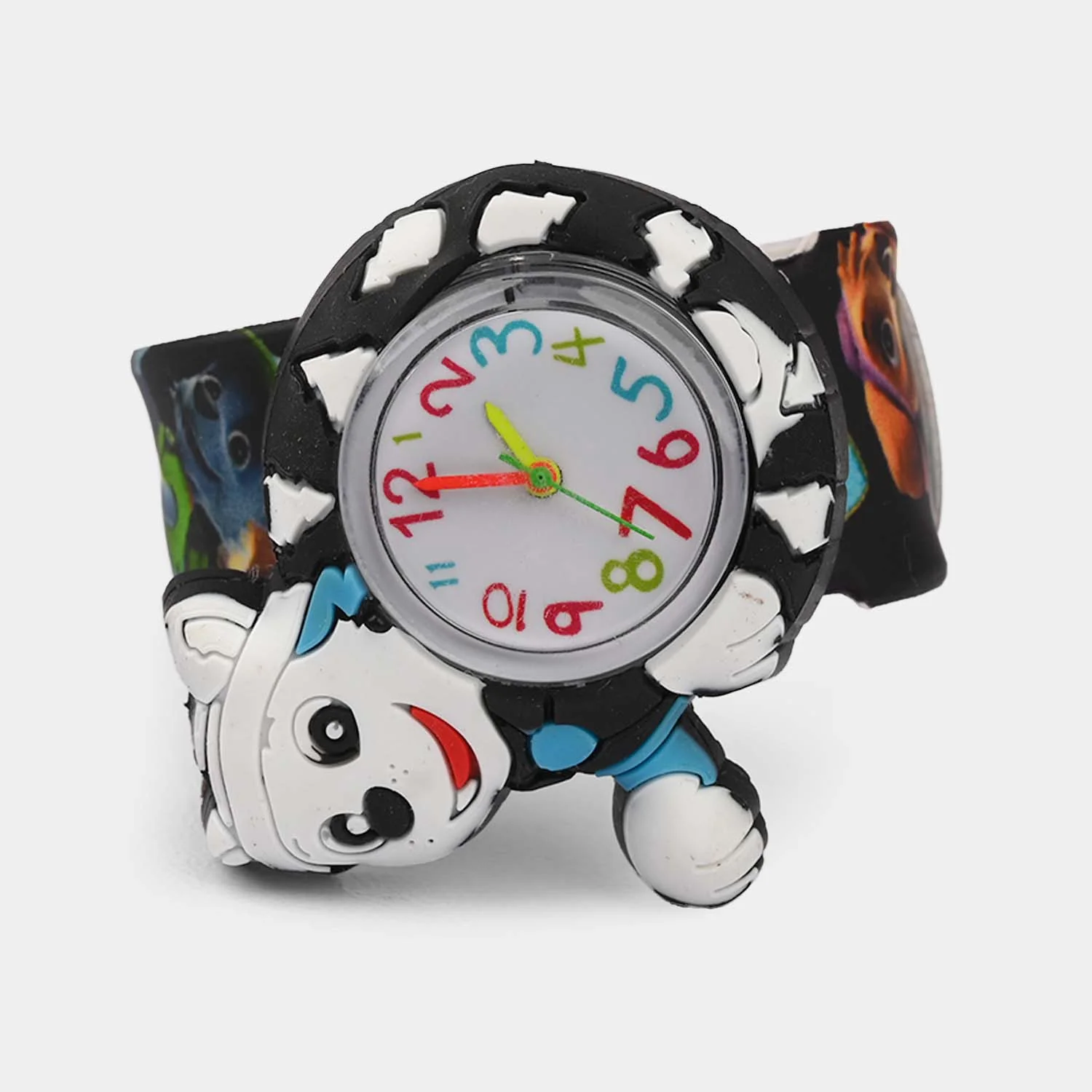 Slap Band Silicon Wrist Watch - Image 3