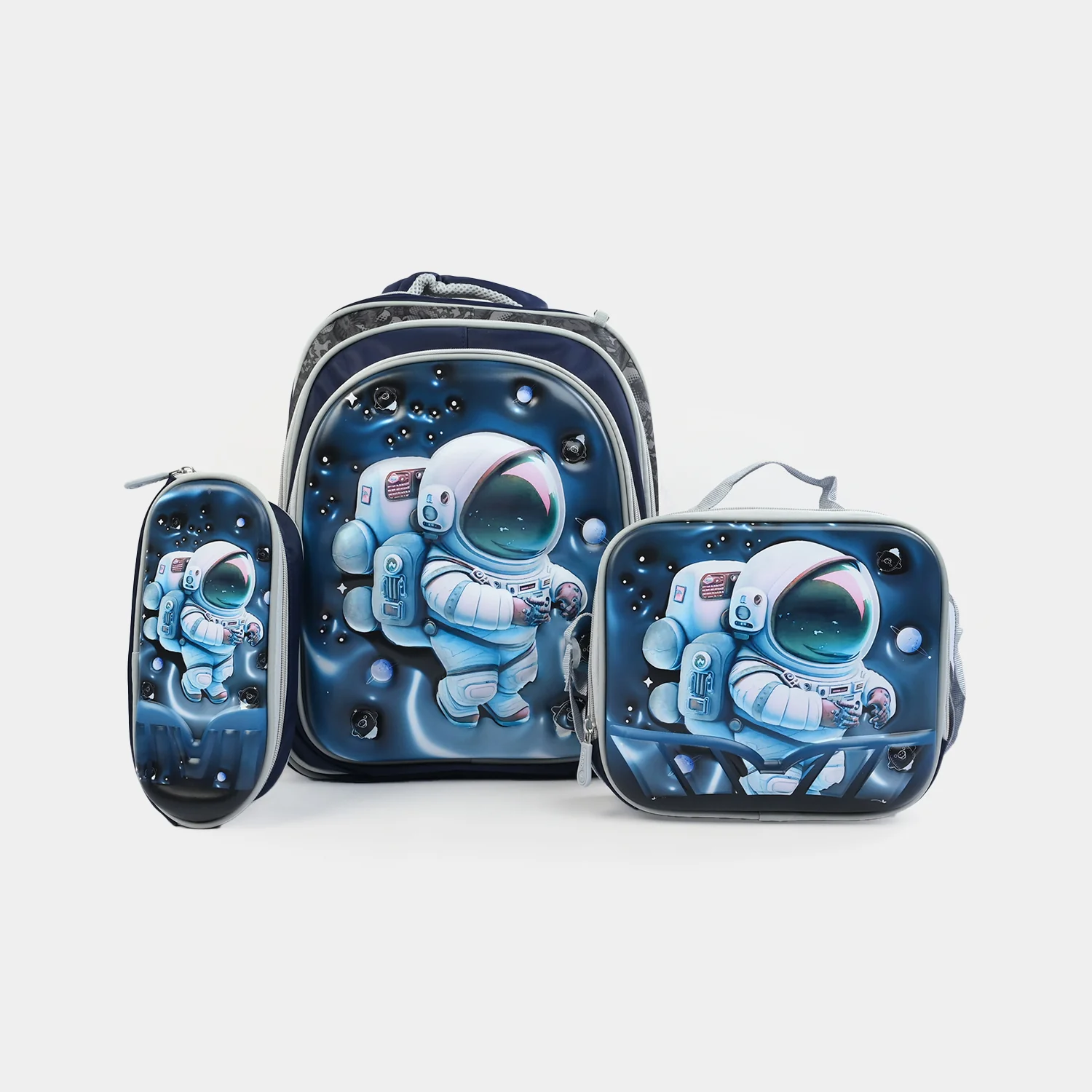 16" 3D Embossed School Bag Set for Kids | Grade 1-4 - Image 2