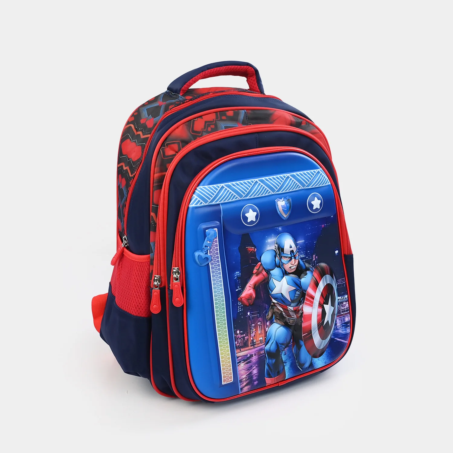 16" 3D Embossed School Backpack for Kids | Grade 2-5