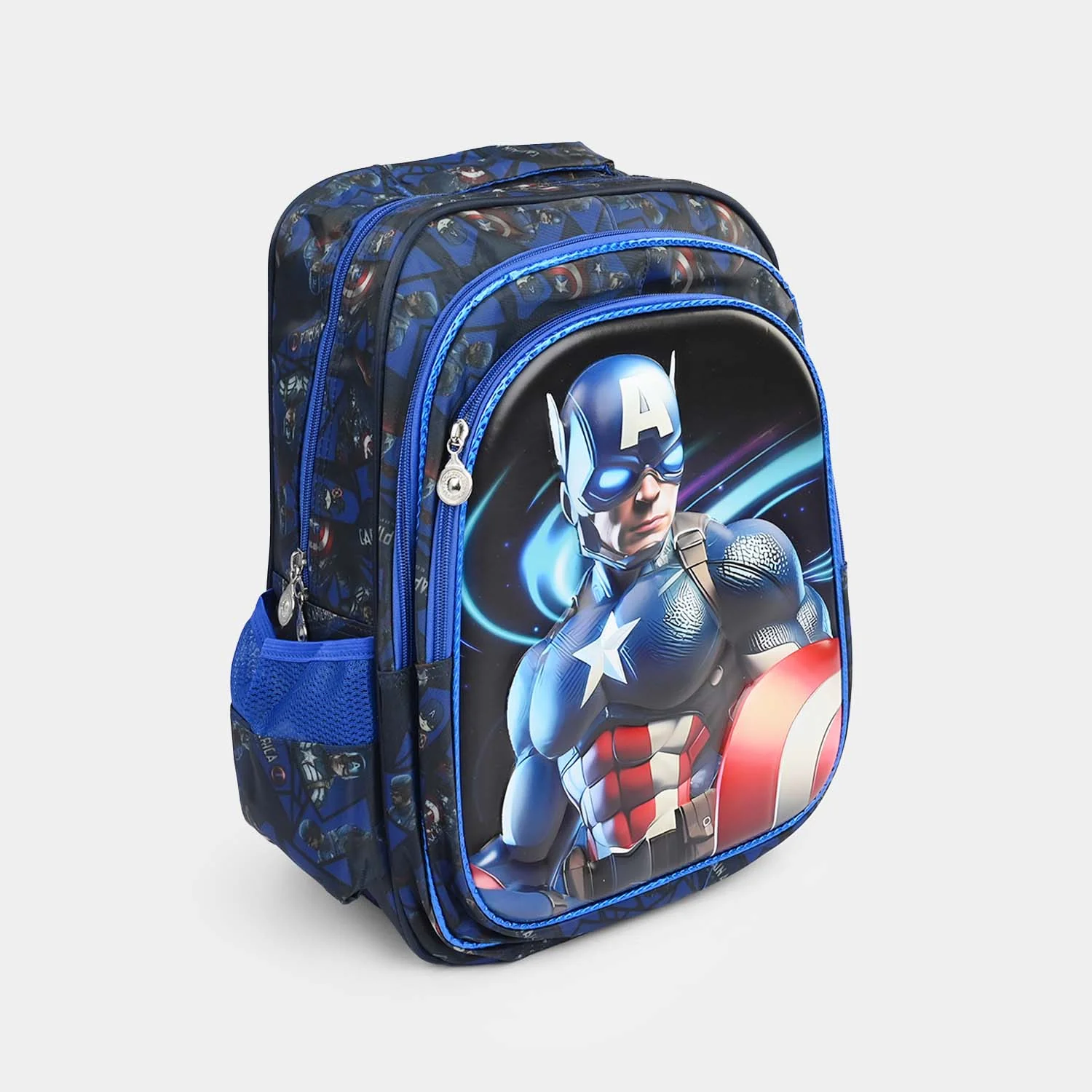 14" 3D Embossed School Backpack for Kids | Grade KG to 1