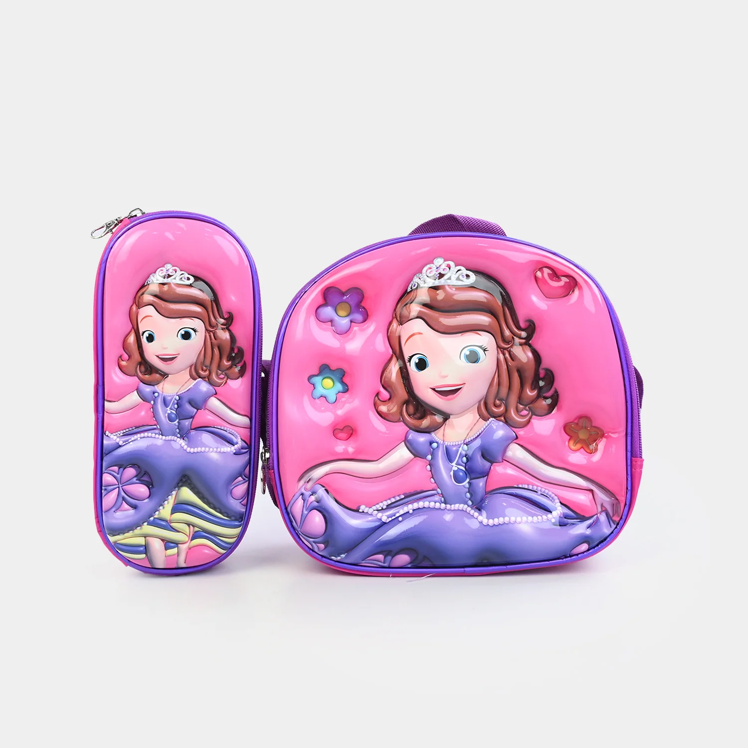 16" 3D Embossed School Bag Set for Kids | Grade 1-4 - Image 2