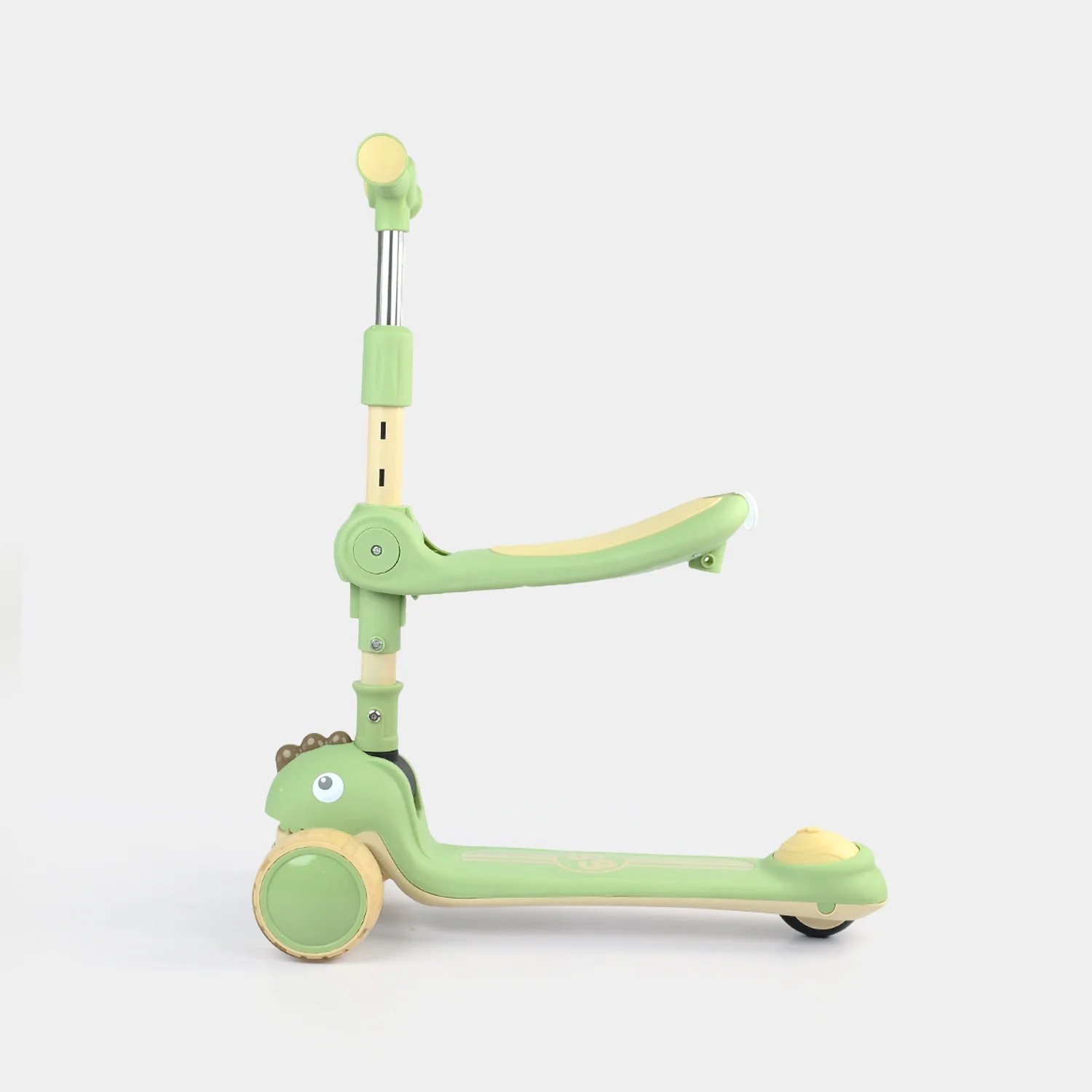 Kids' 3-Wheel Scooty with Lights & Sound | 613 Green - Image 6