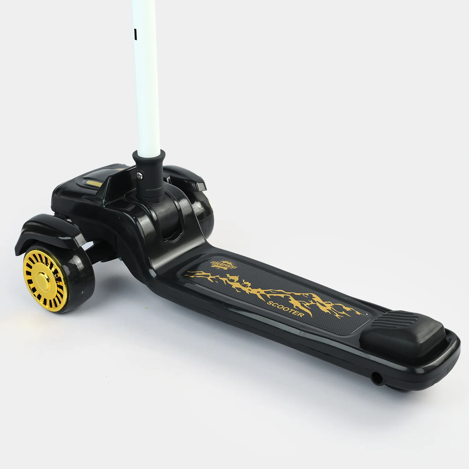 Kids' 3-Wheel Scooty with Lights & Sound | 618A Black - Image 3