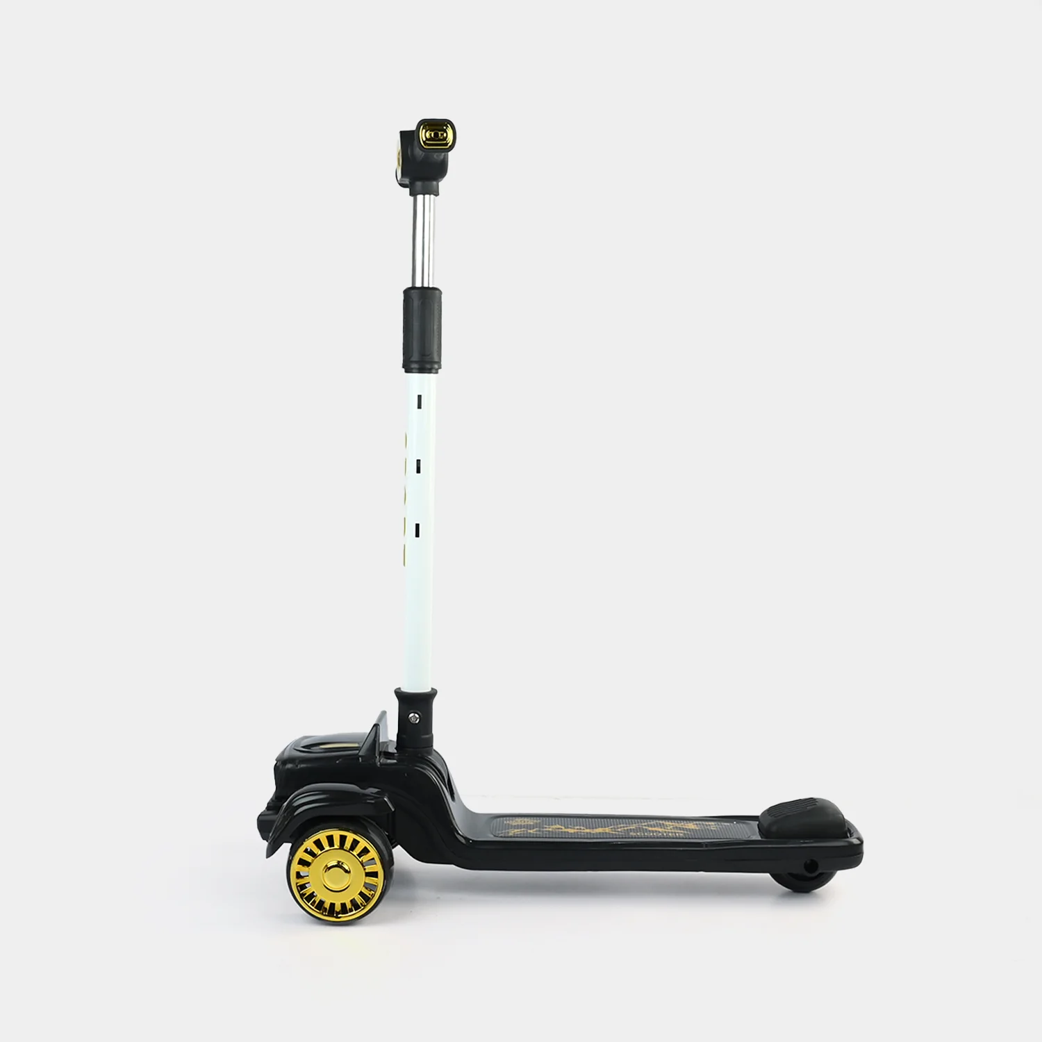 Kids' 3-Wheel Scooty with Lights & Sound | 618A Black - Image 5