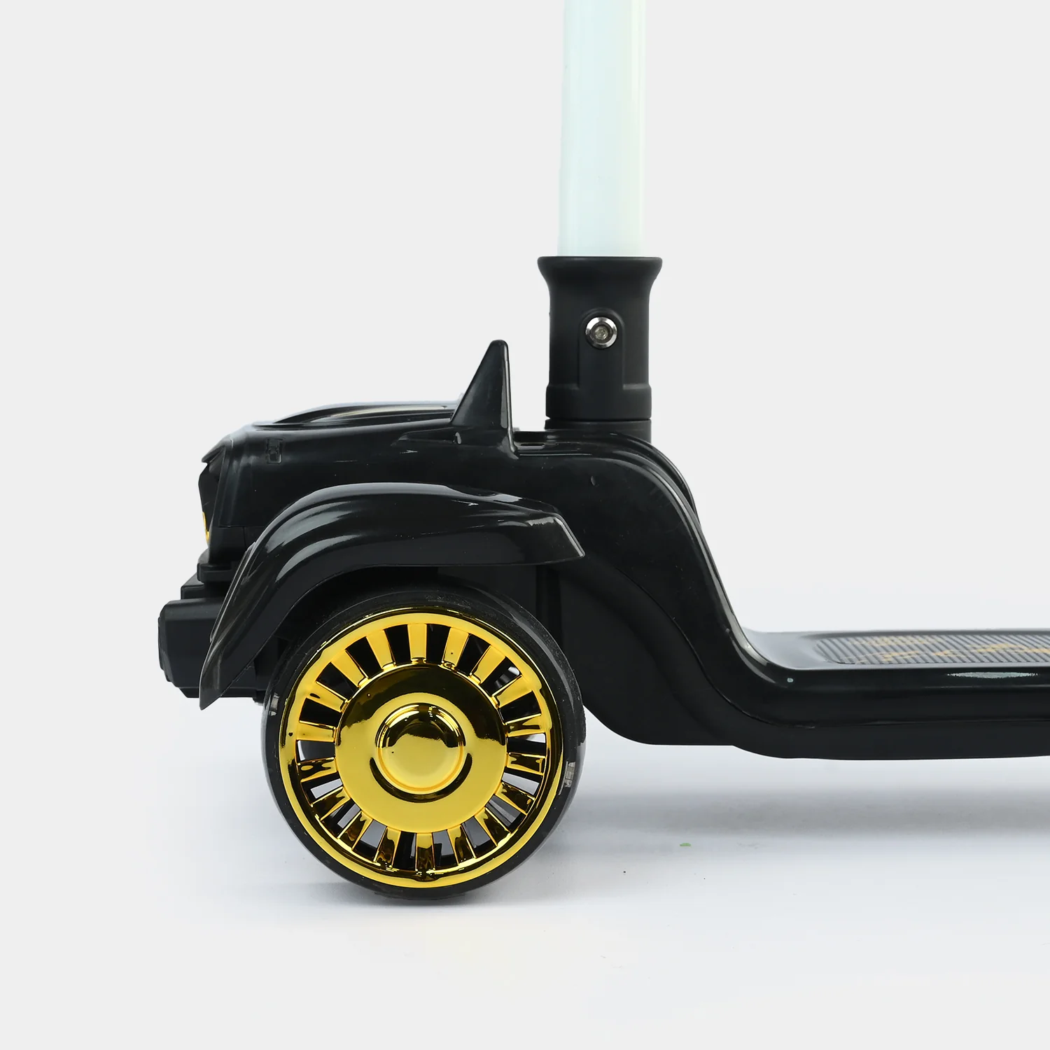 Kids' 3-Wheel Scooty with Lights & Sound | 618A Black - Image 6