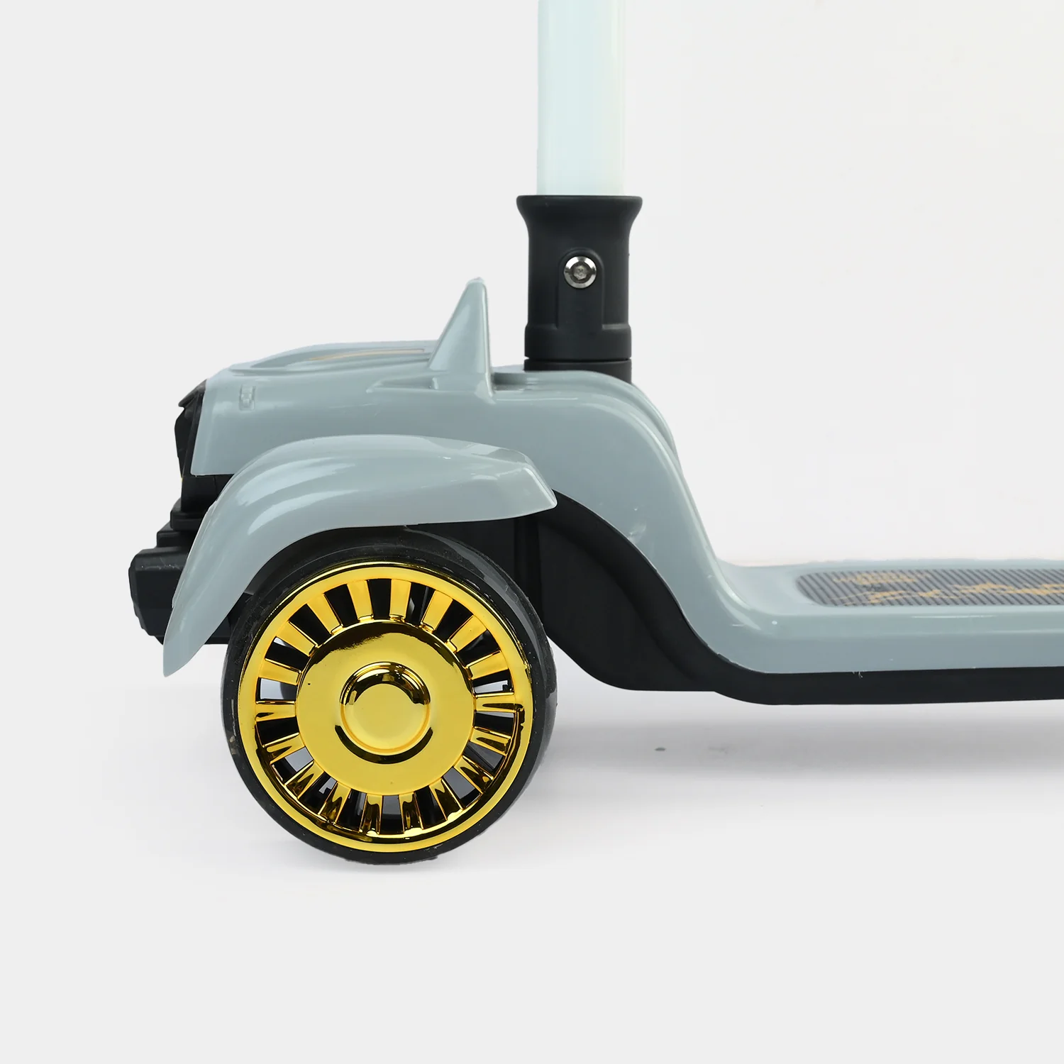 Kids' 3-Wheel Scooty with Lights & Sound | 618A Grey - Image 4