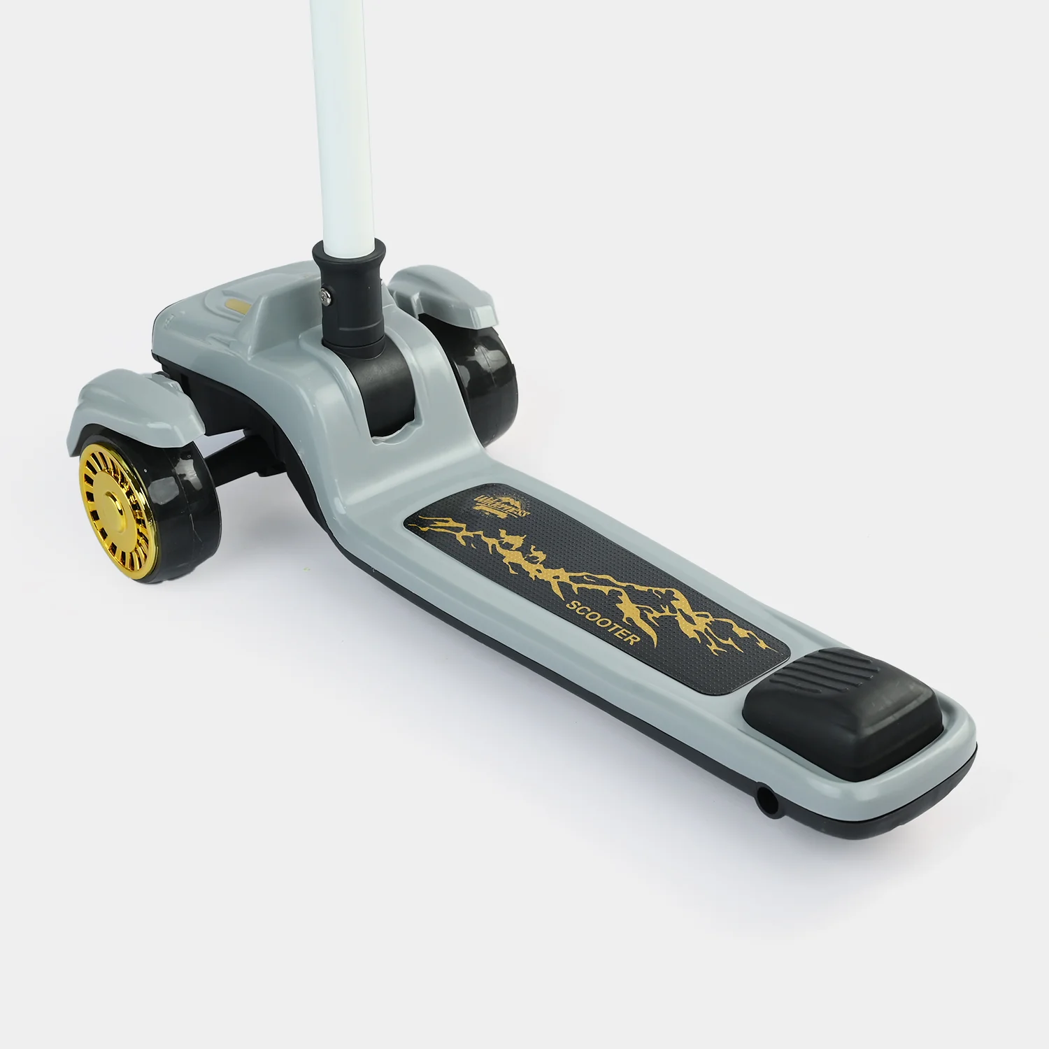 Kids' 3-Wheel Scooty with Lights & Sound | 618A Grey - Image 5