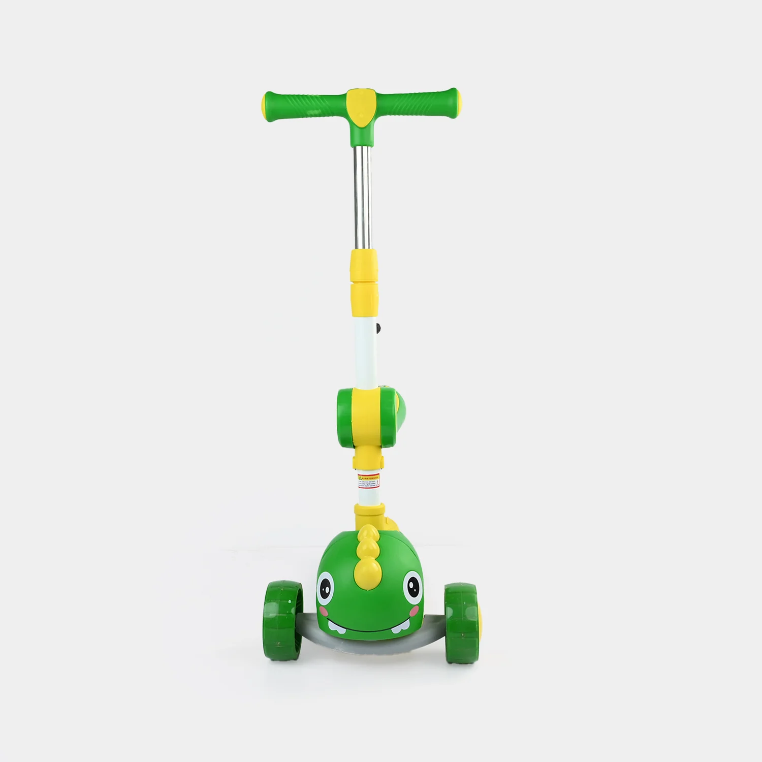 Kids' 3-Wheel Scooty with Lights & Sound | 7691 Green - Image 5