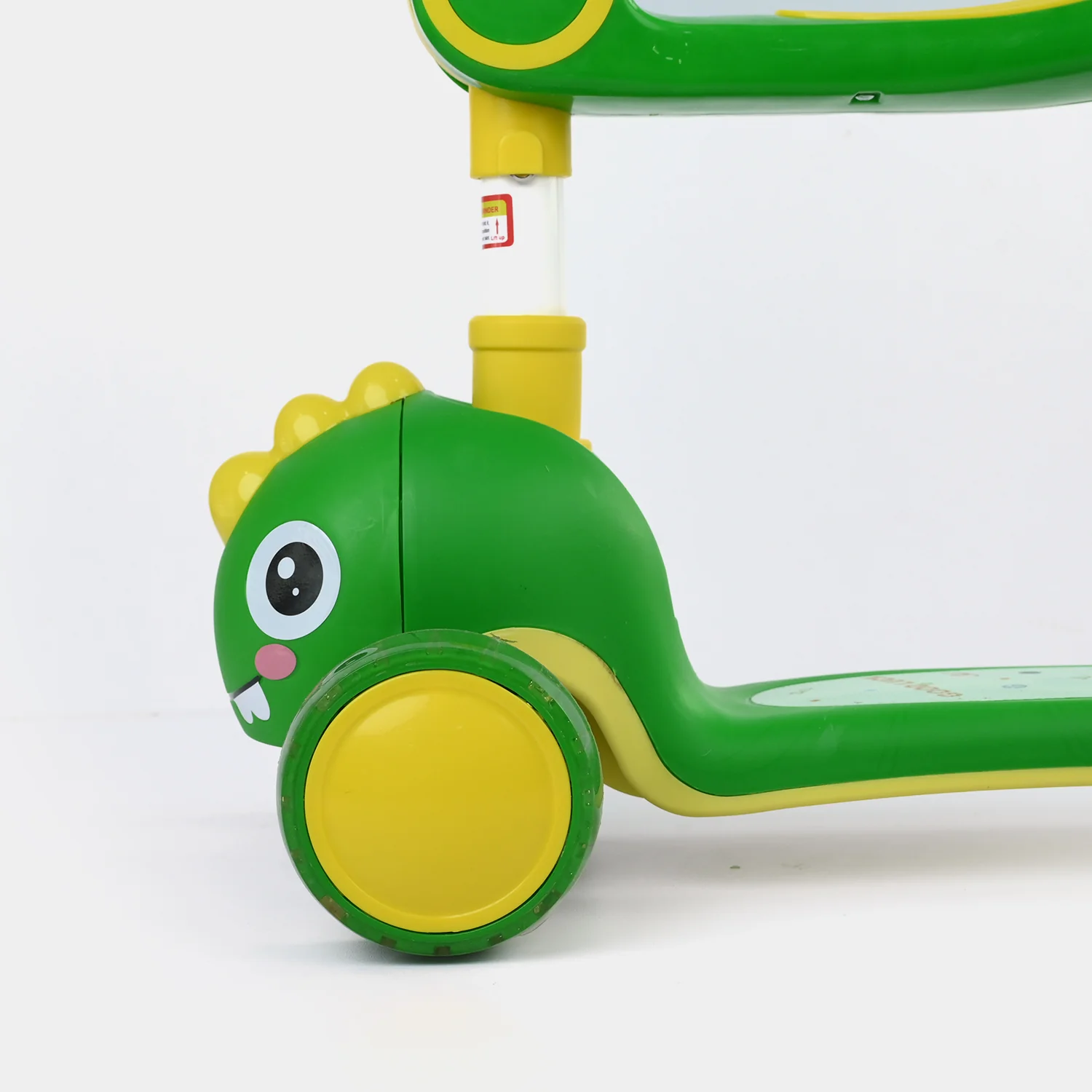 Kids' 3-Wheel Scooty with Lights & Sound | 7691 Green - Image 7