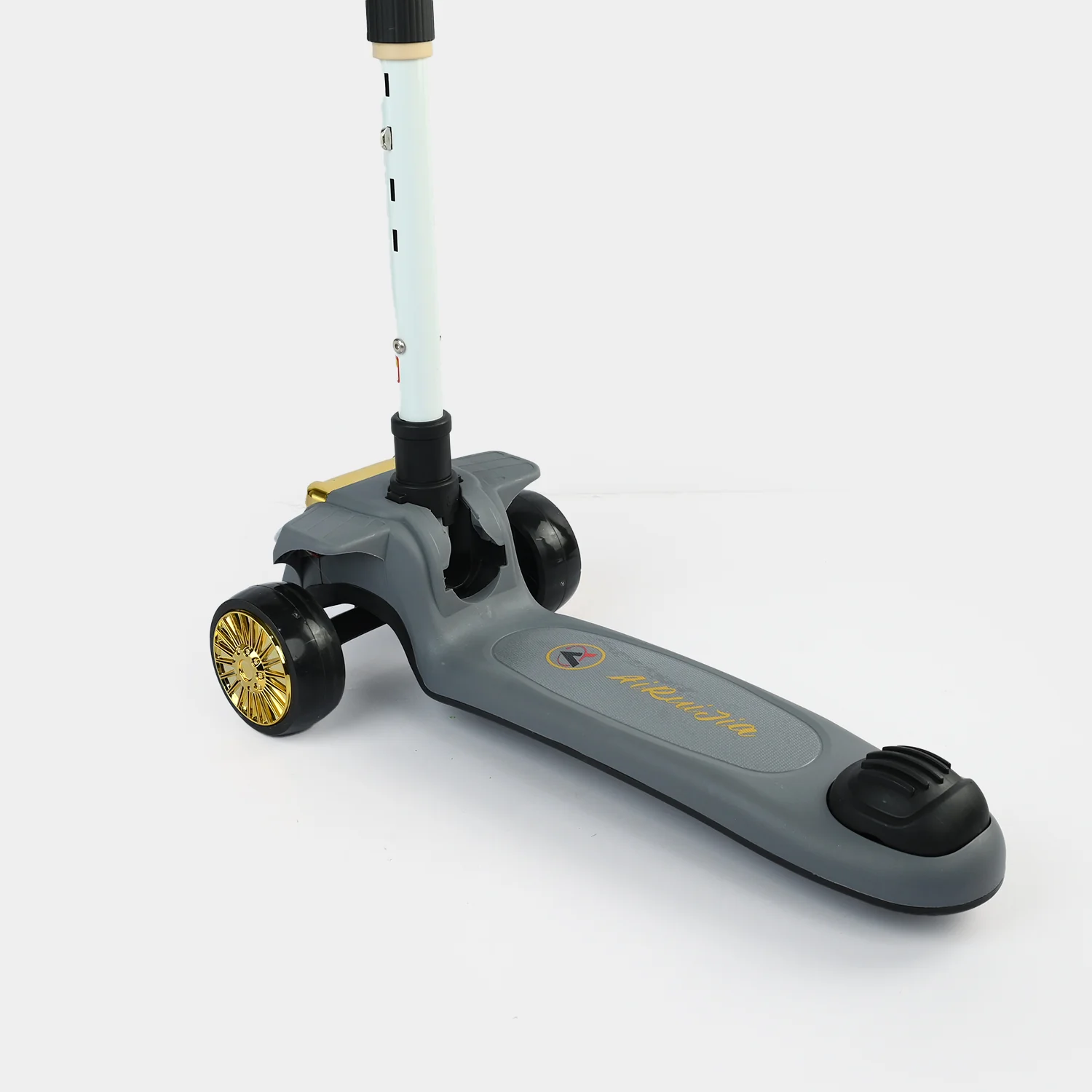 Kids' 3-Wheel Scooty with Lights & Sound | ARJ-518 Grey - Image 6